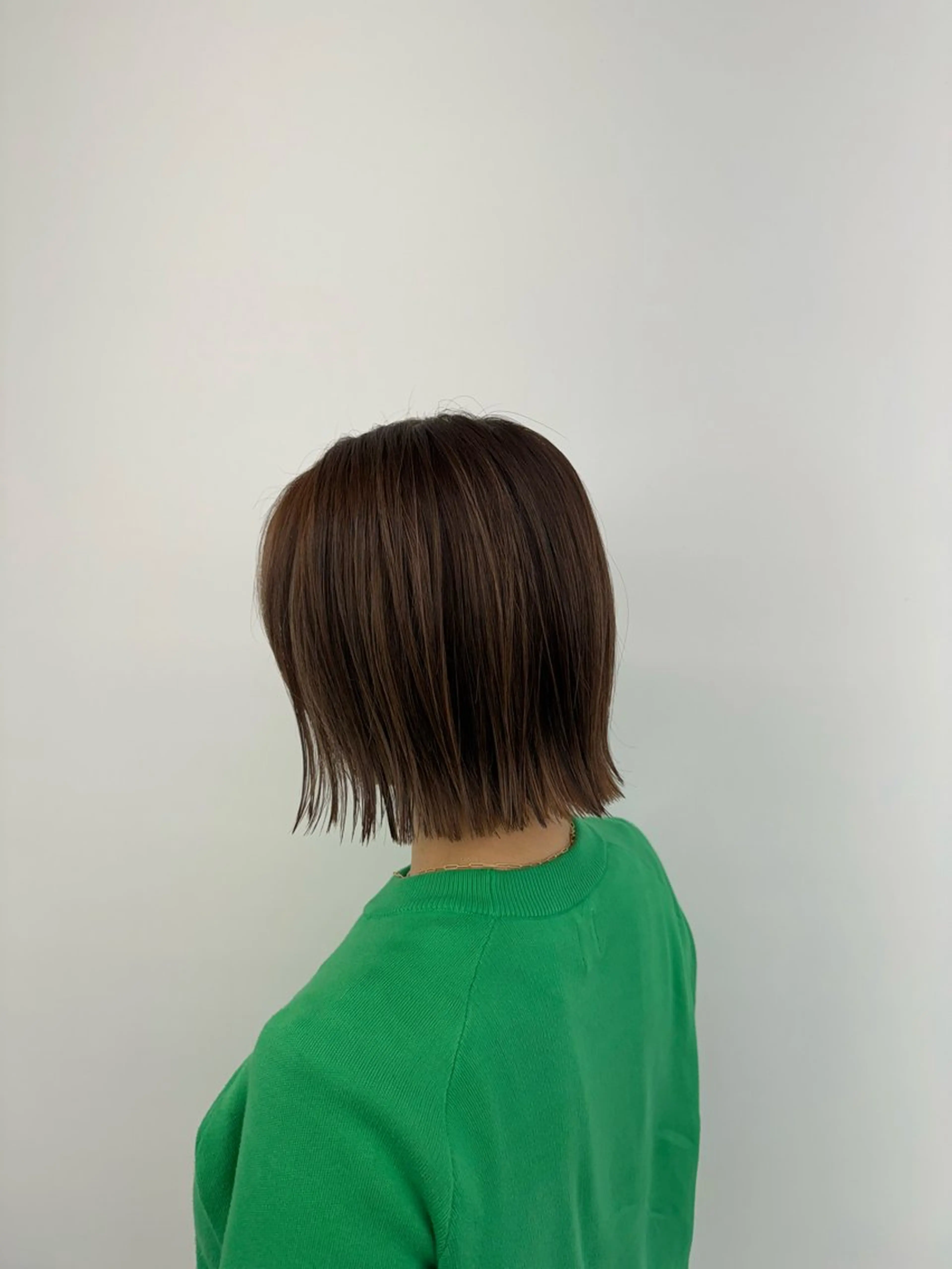 ミディアム ボブ ボブショート/岩崎 明生のヘアスタイル