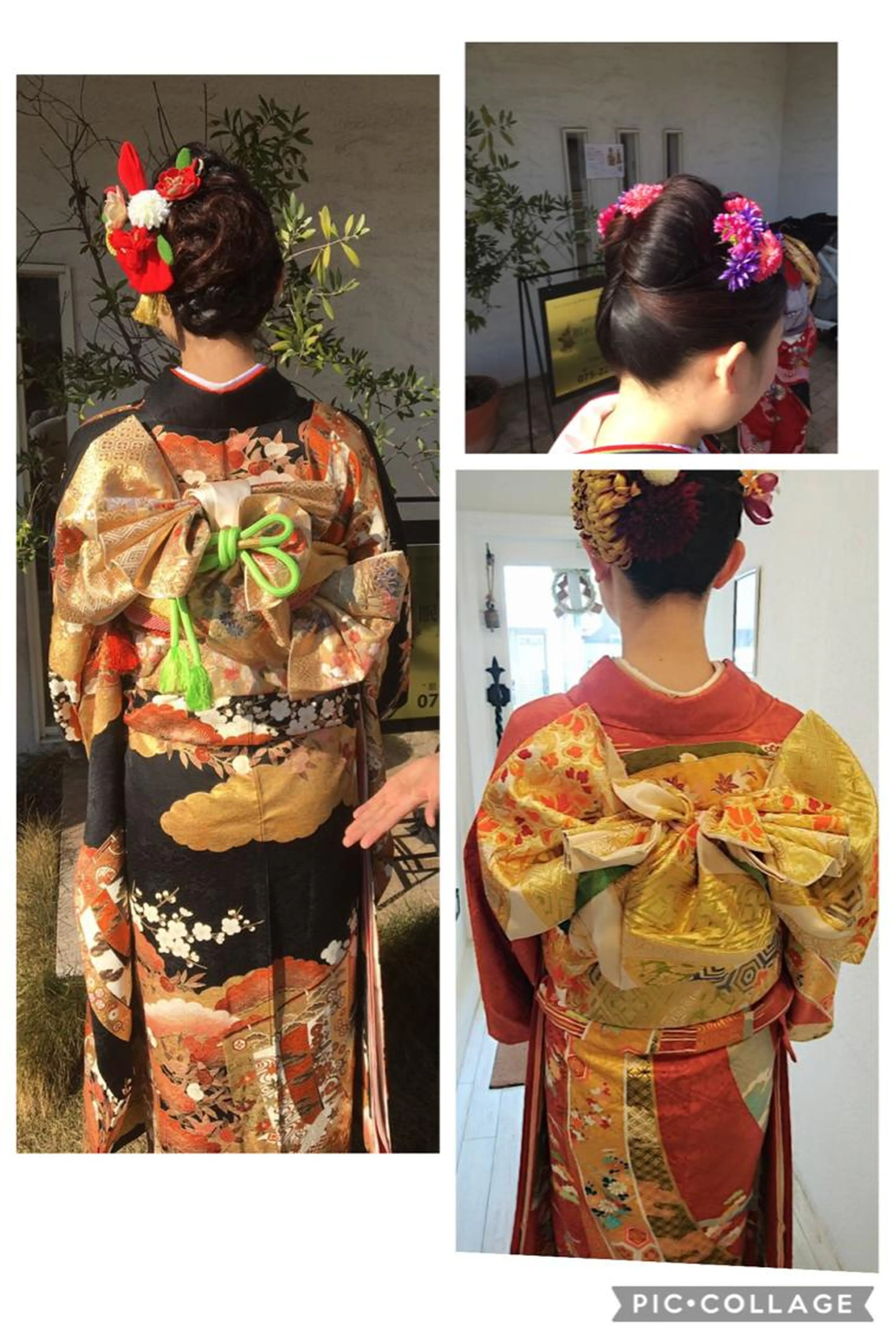 訪問着着付&ヘアセットの写真