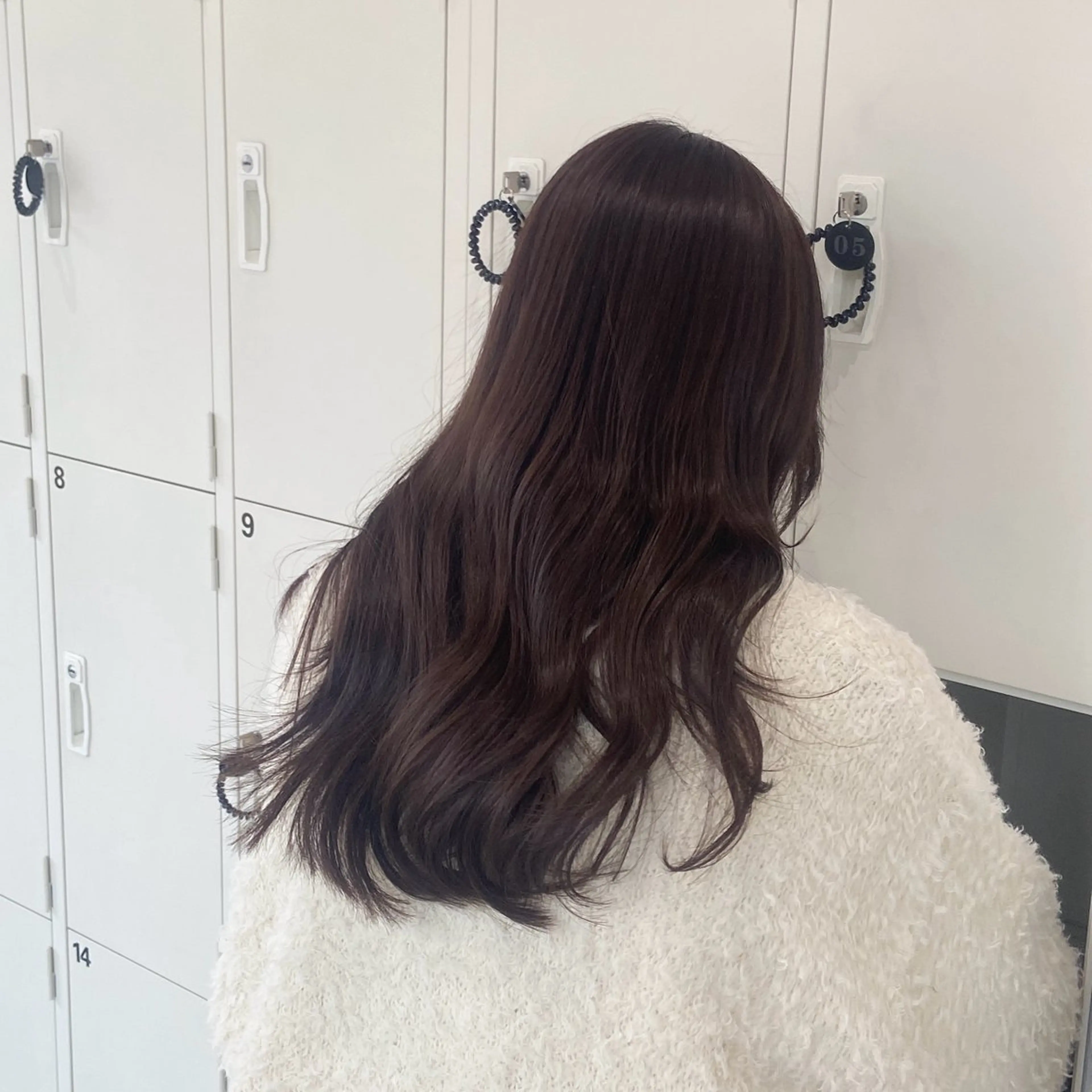 ロング カラー ヘアカラー トリートメント 🎀艶カラー/ 縮毛矯正🤍ミイナのヘアスタイル