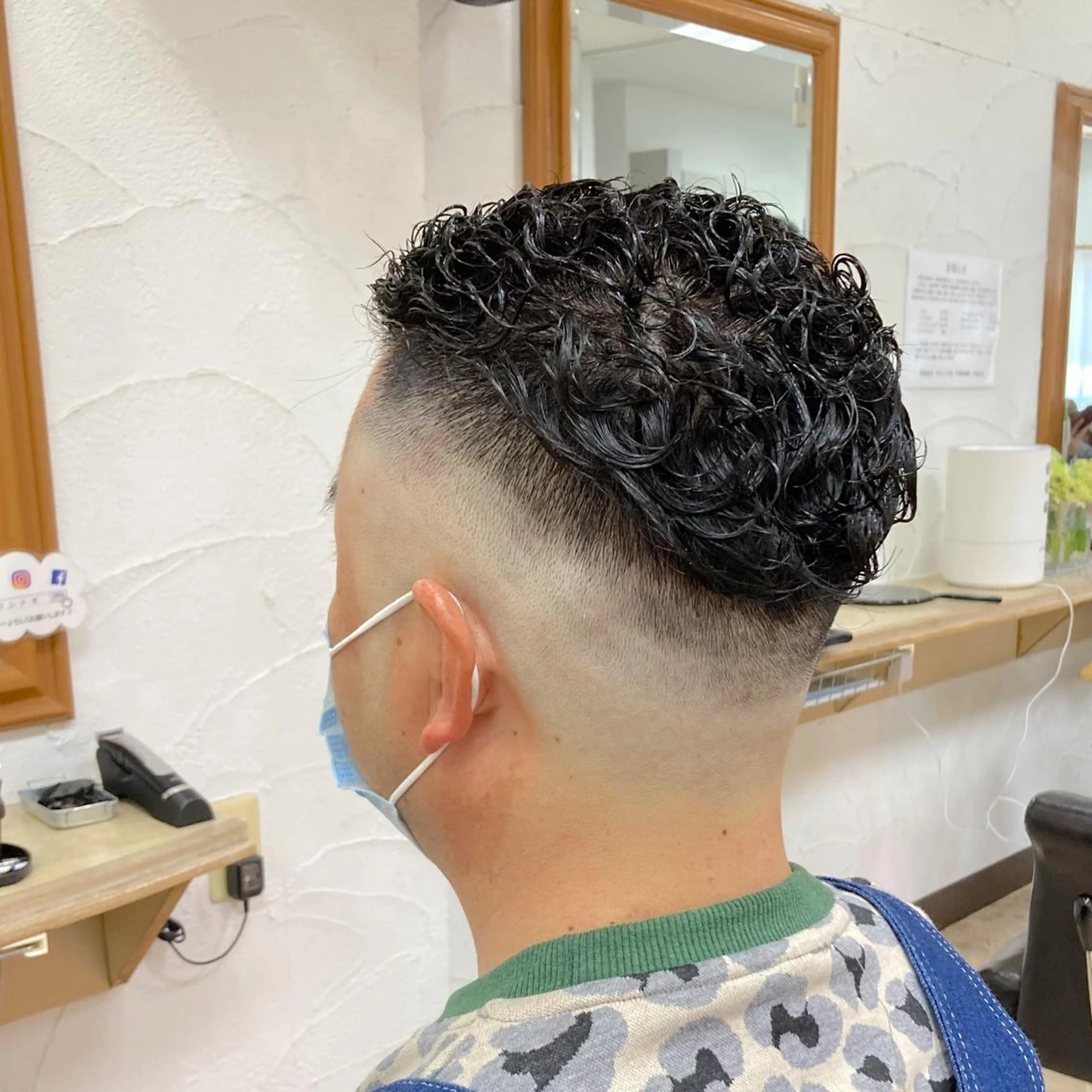 ショート パーマ メンズ メンズパーマ メンズ特化/垣見 隼人のヘアスタイル