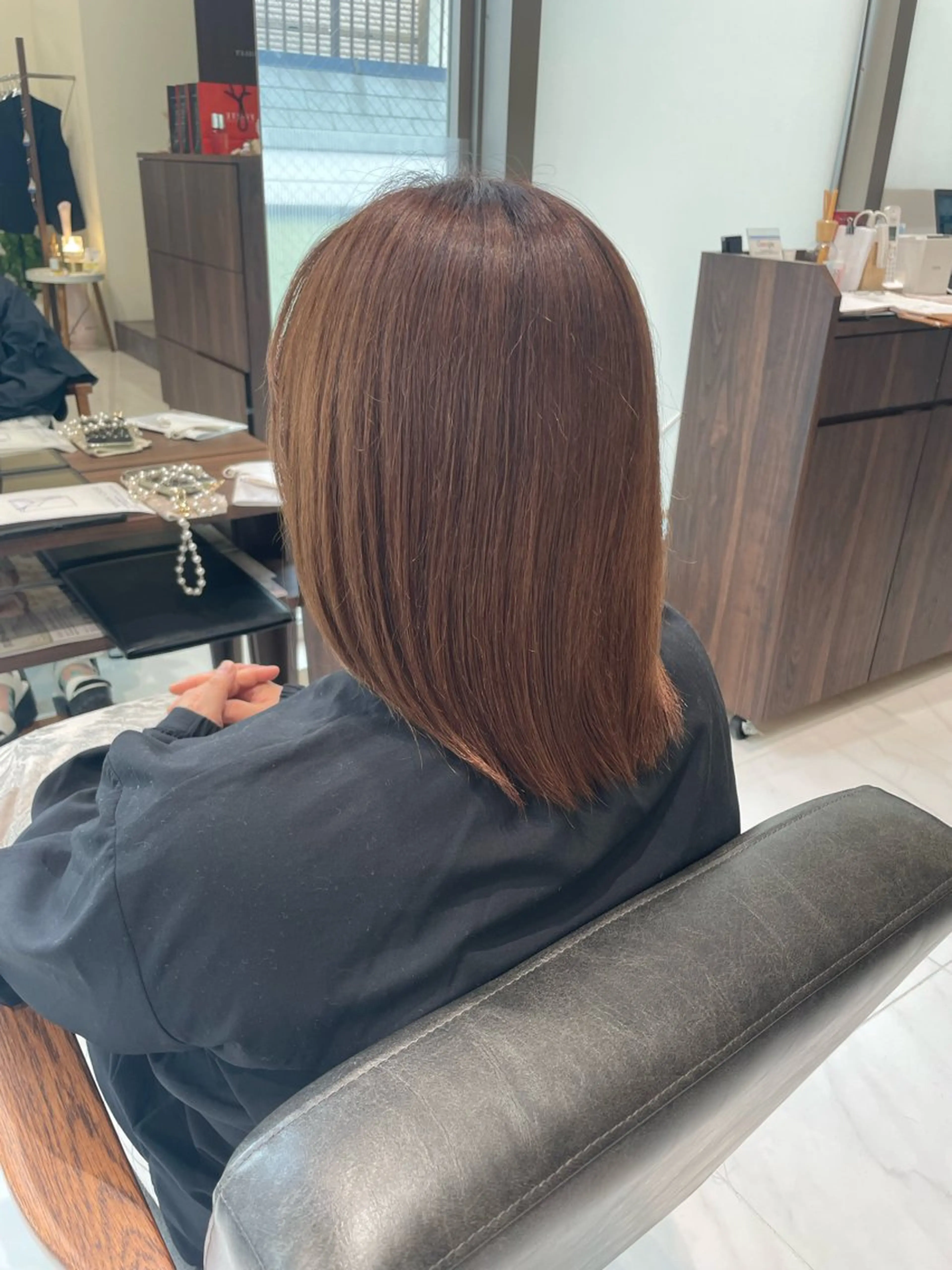 カラー mion🦋韓国ヘア 透明感カラー🫧のヘアスタイル