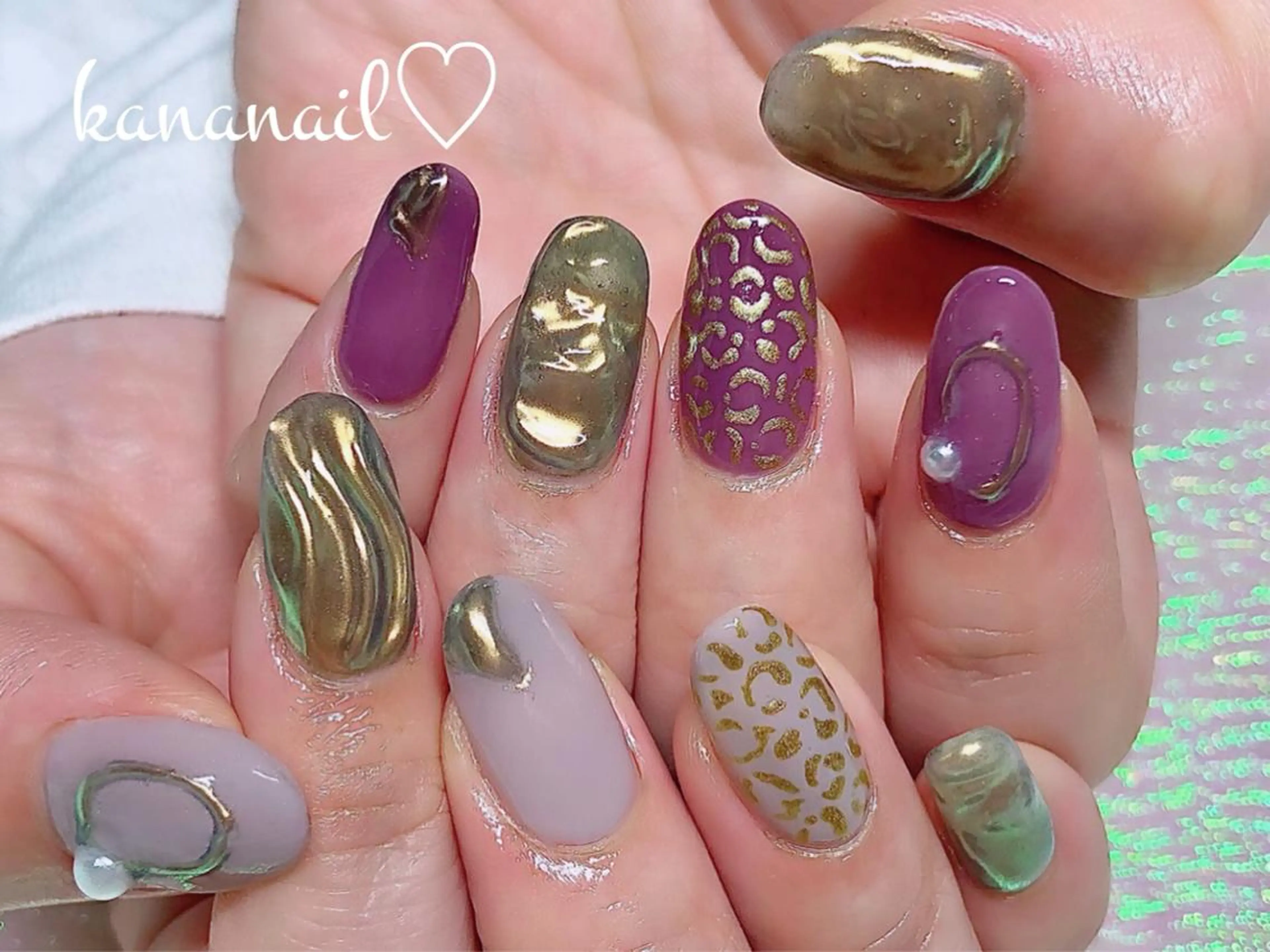 ネイル ミディアムネイル ニュアンスネイル kananail ♡のネイルデザイン