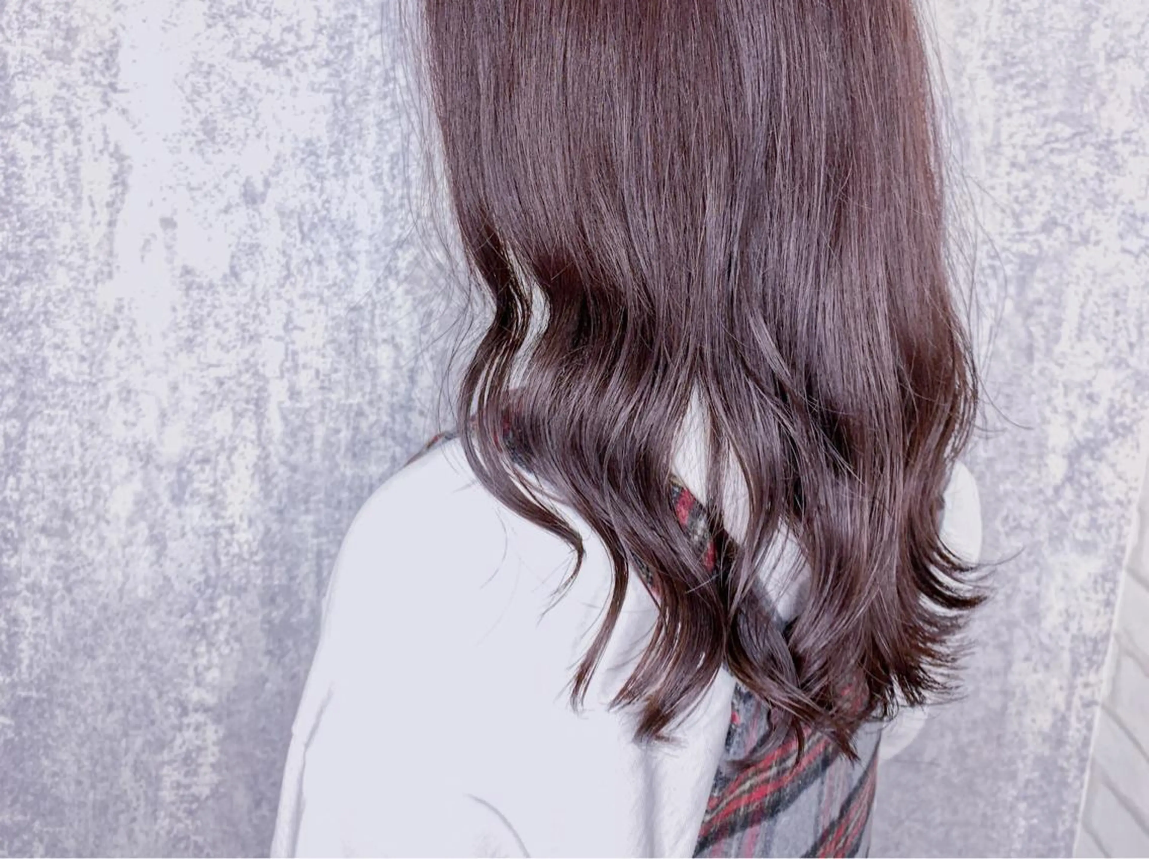 ロング カラー パーマ ヘアアレンジ メンズ ピンクカラー カット ヘアカラー トリートメント Zina福岡天神🪞 髪質改善🪞レイヤーのヘアスタイル