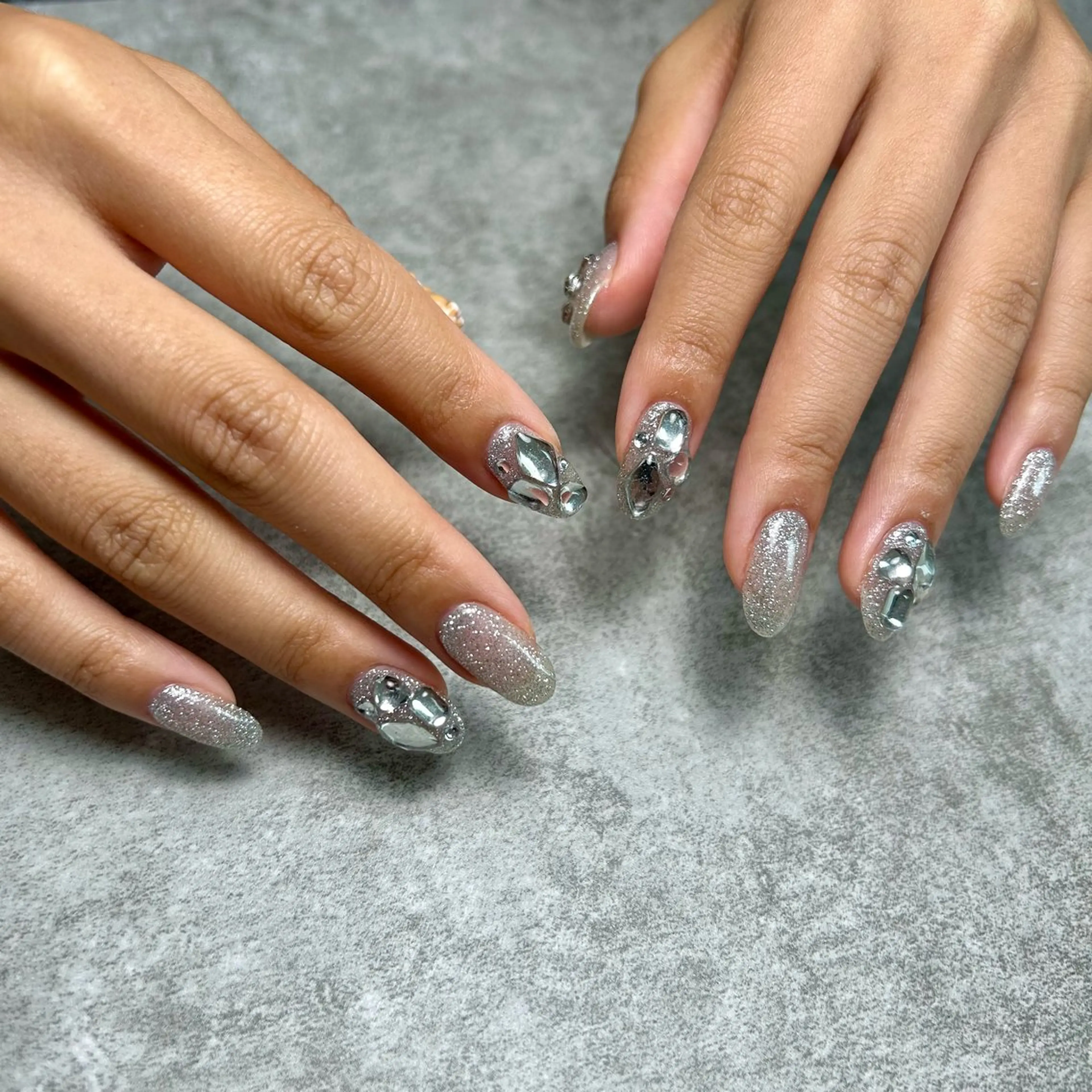 ネイル フラッシュネイル ラメ(グリッター) ハンドネイル en.nail KOIKOのネイルデザイン