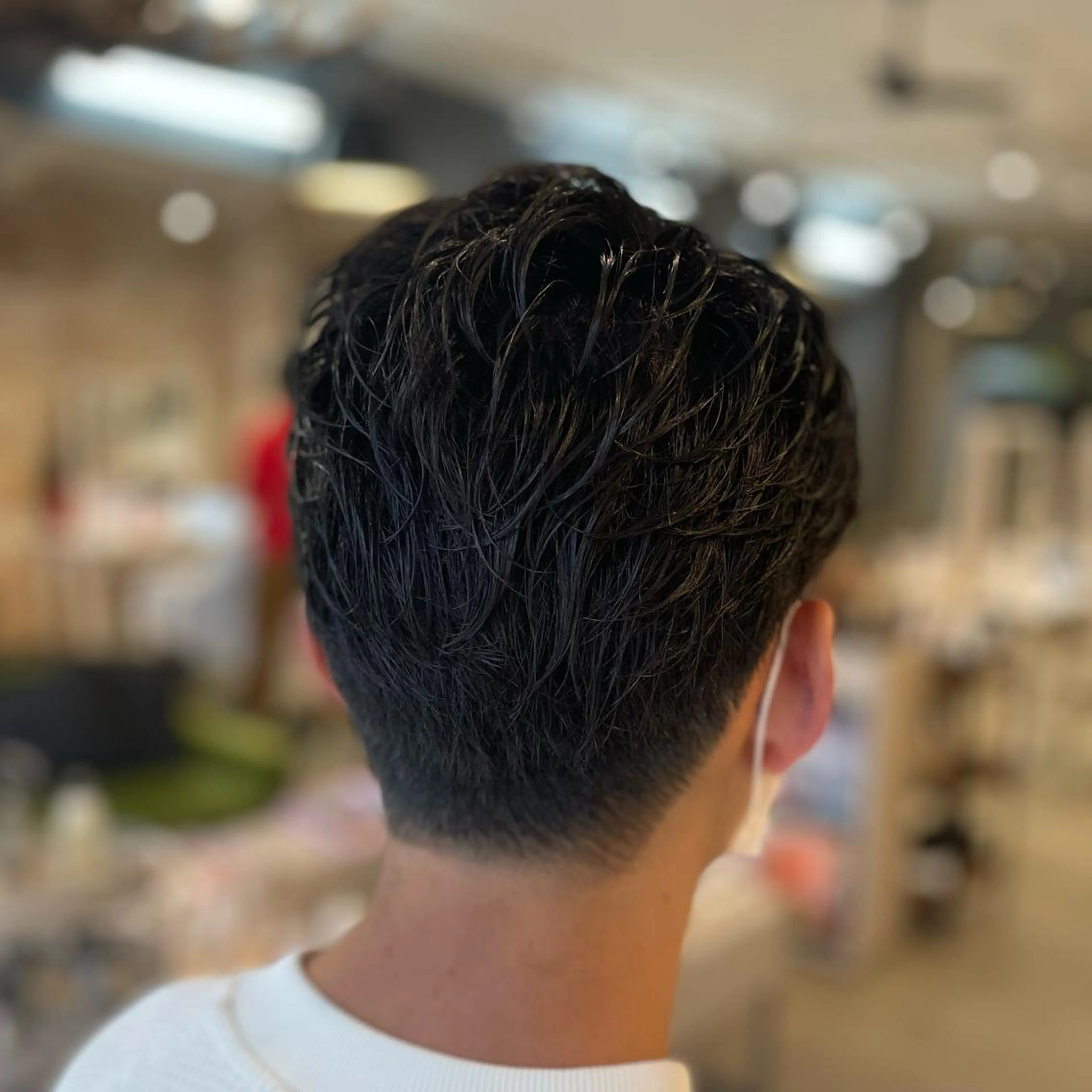 パーマ メンズ 長谷川 麻衣子のヘアスタイル
