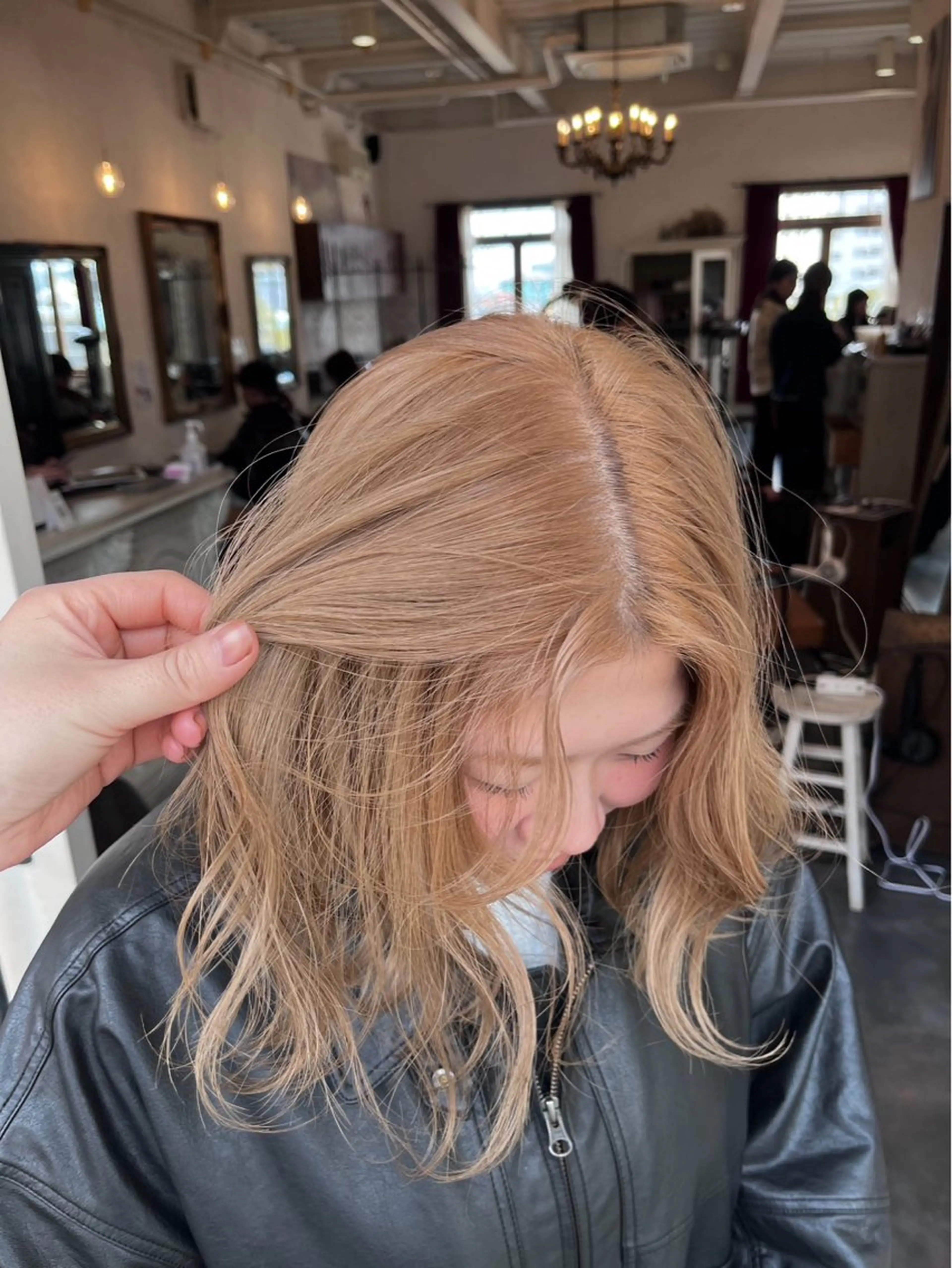 ショート カラー ヘアカラー 冨永 萌のヘアスタイル