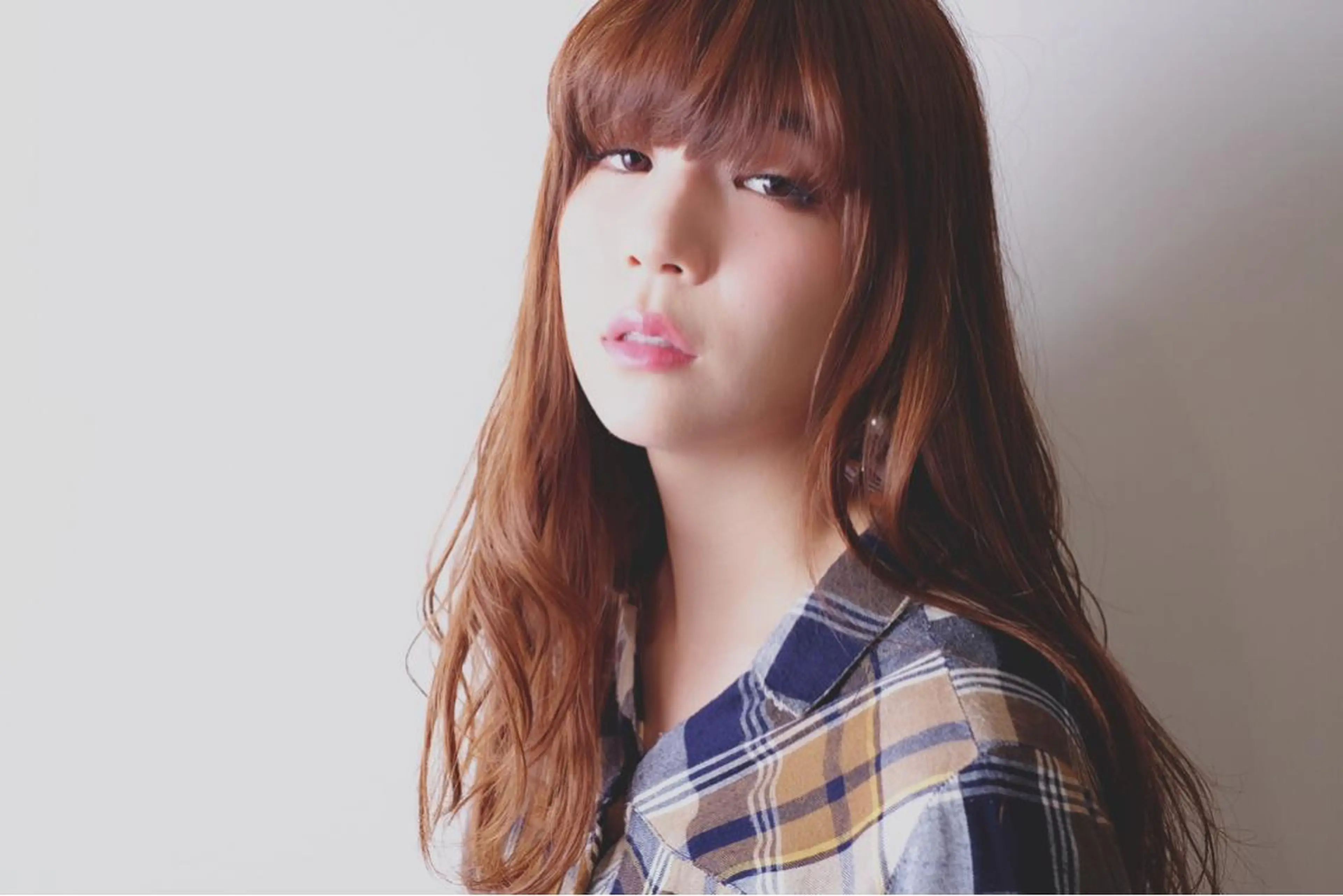 ロング カラー カット 縮毛矯正 アザマ　ヤスカツ _rosso 川口のヘアスタイル