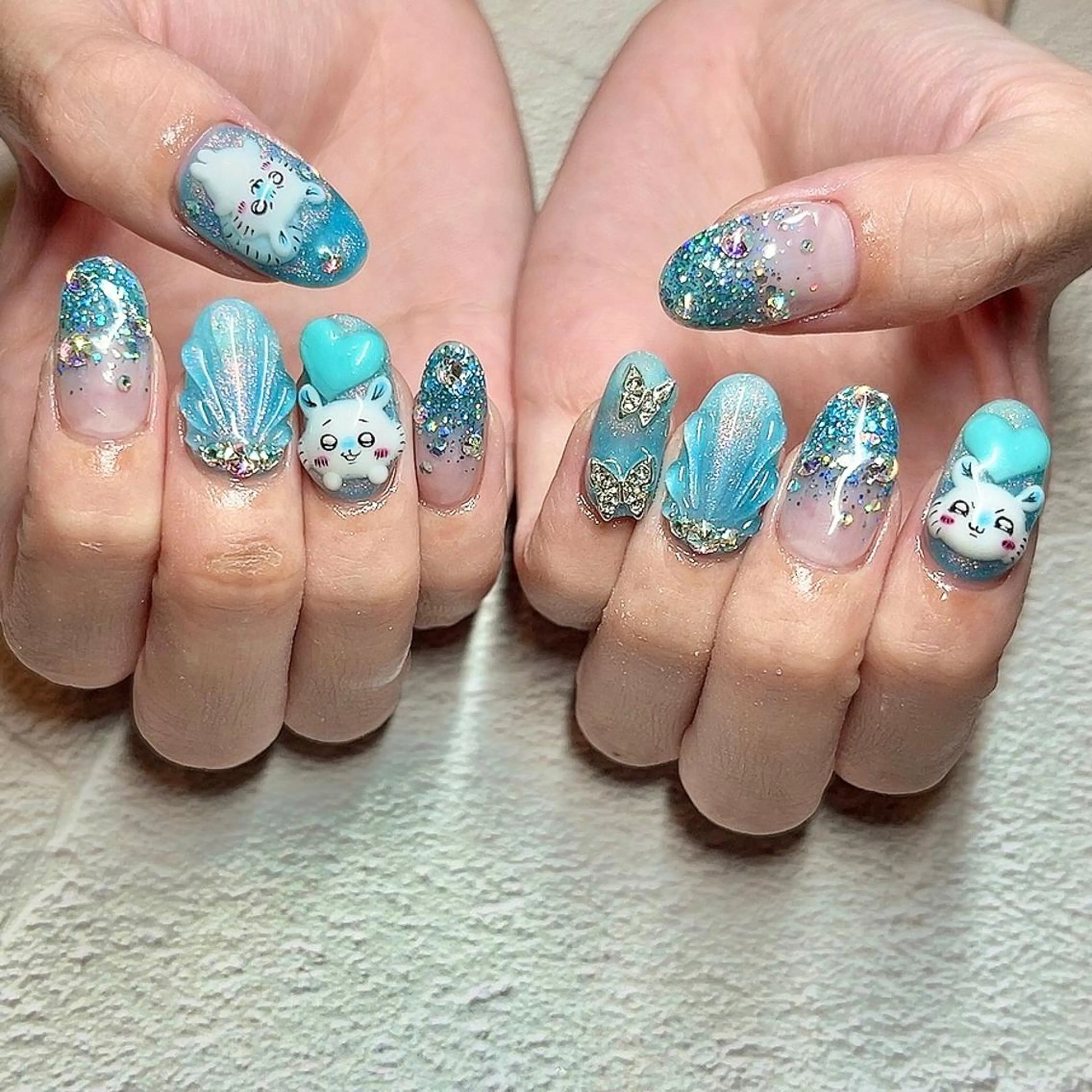 ネイル ジェルネイル しば まなみのネイルデザイン