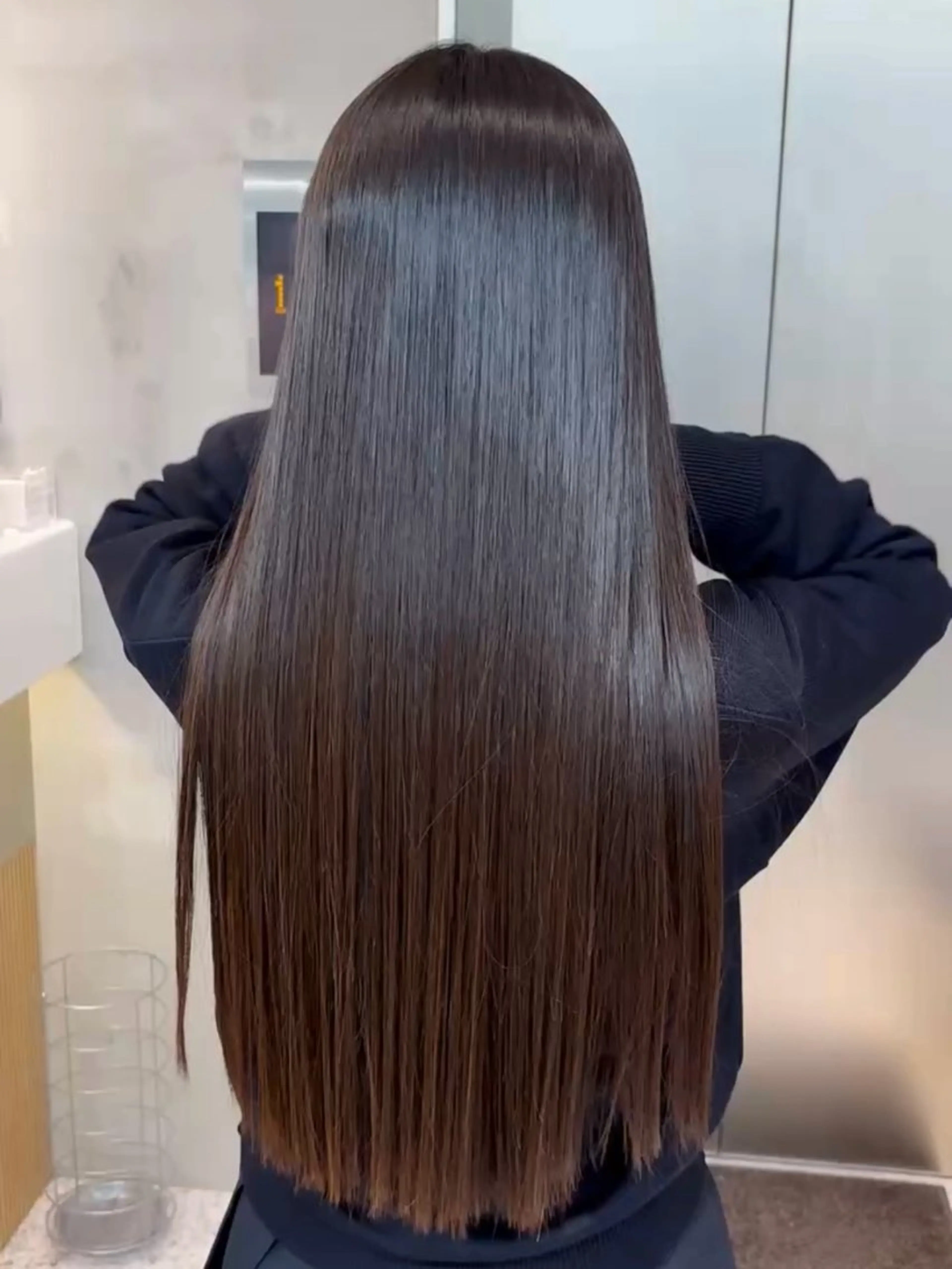 ロング カラー パーマ ヘアアレンジ ベージュカラー ブリーチ 透明感カラー ブリーチなしカラー 髪質改善 縮毛矯正 トリートメント 【博多髪質改善】 吉村　清志のヘアスタイル
