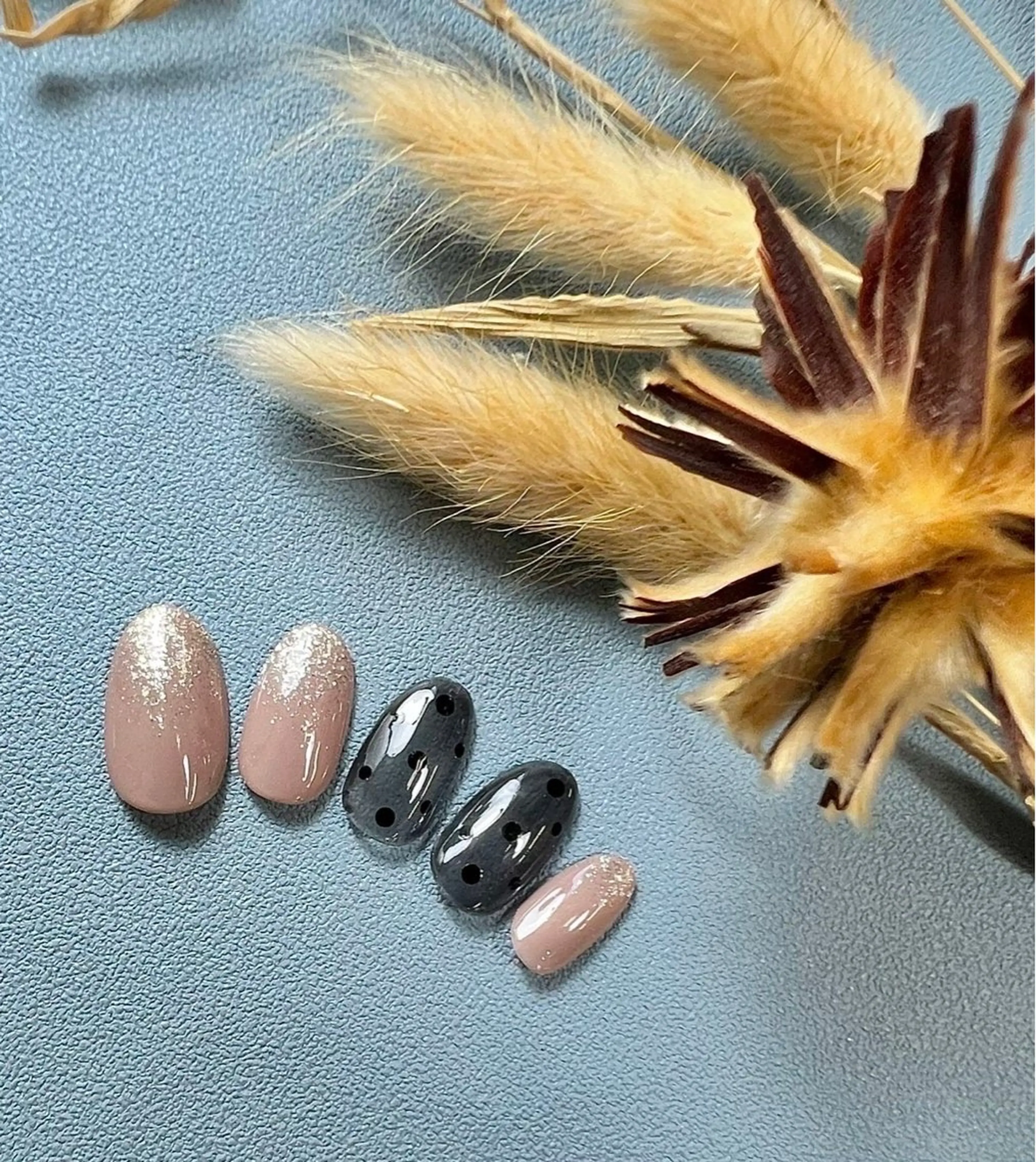 ネイル ⭐︎休業中の練習⭐︎ JNA認定講師髙橋のネイルデザイン