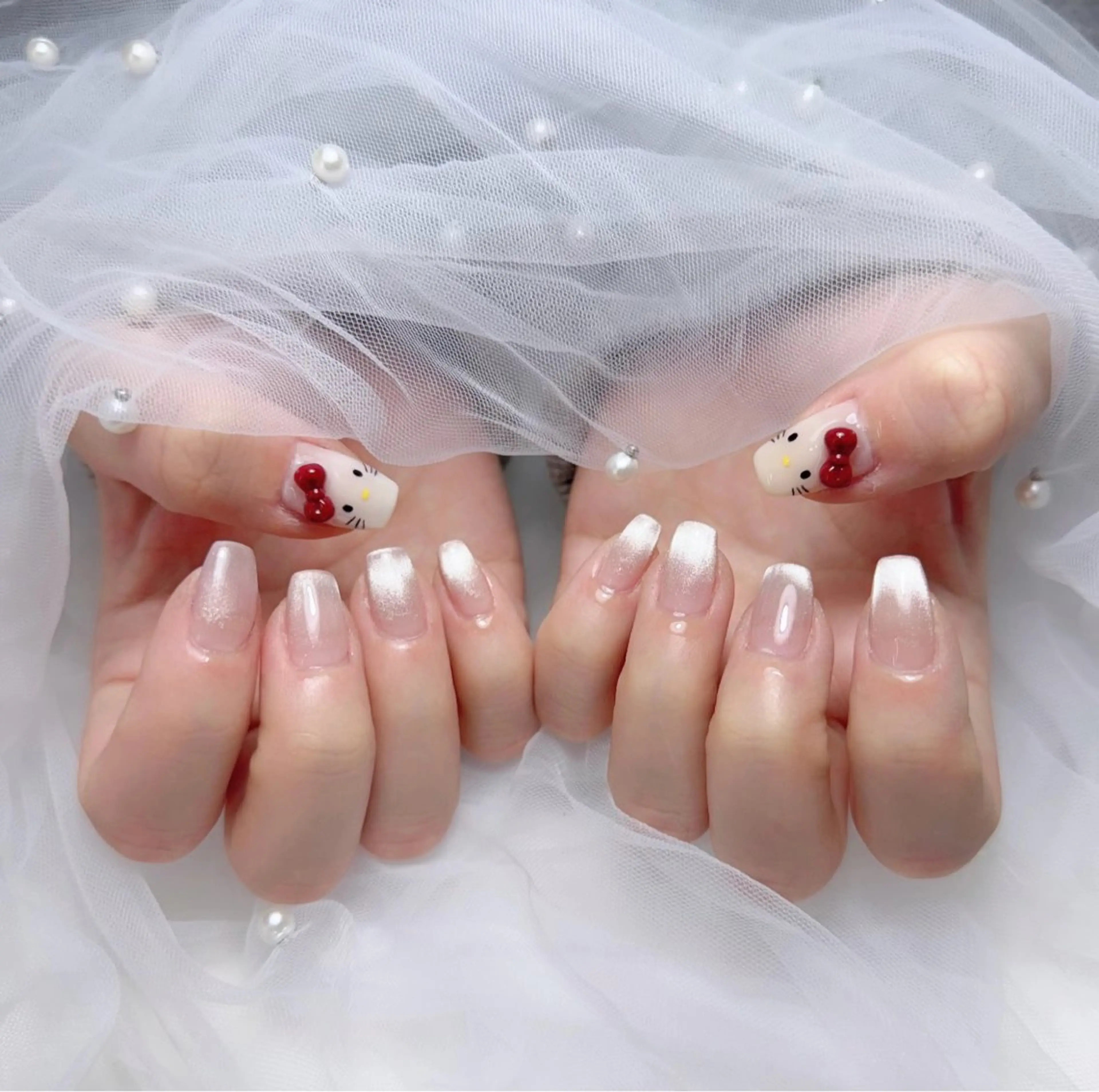 ネイル アートネイル ジェルネイル パラジェル ハンドネイル re. naのネイルデザイン