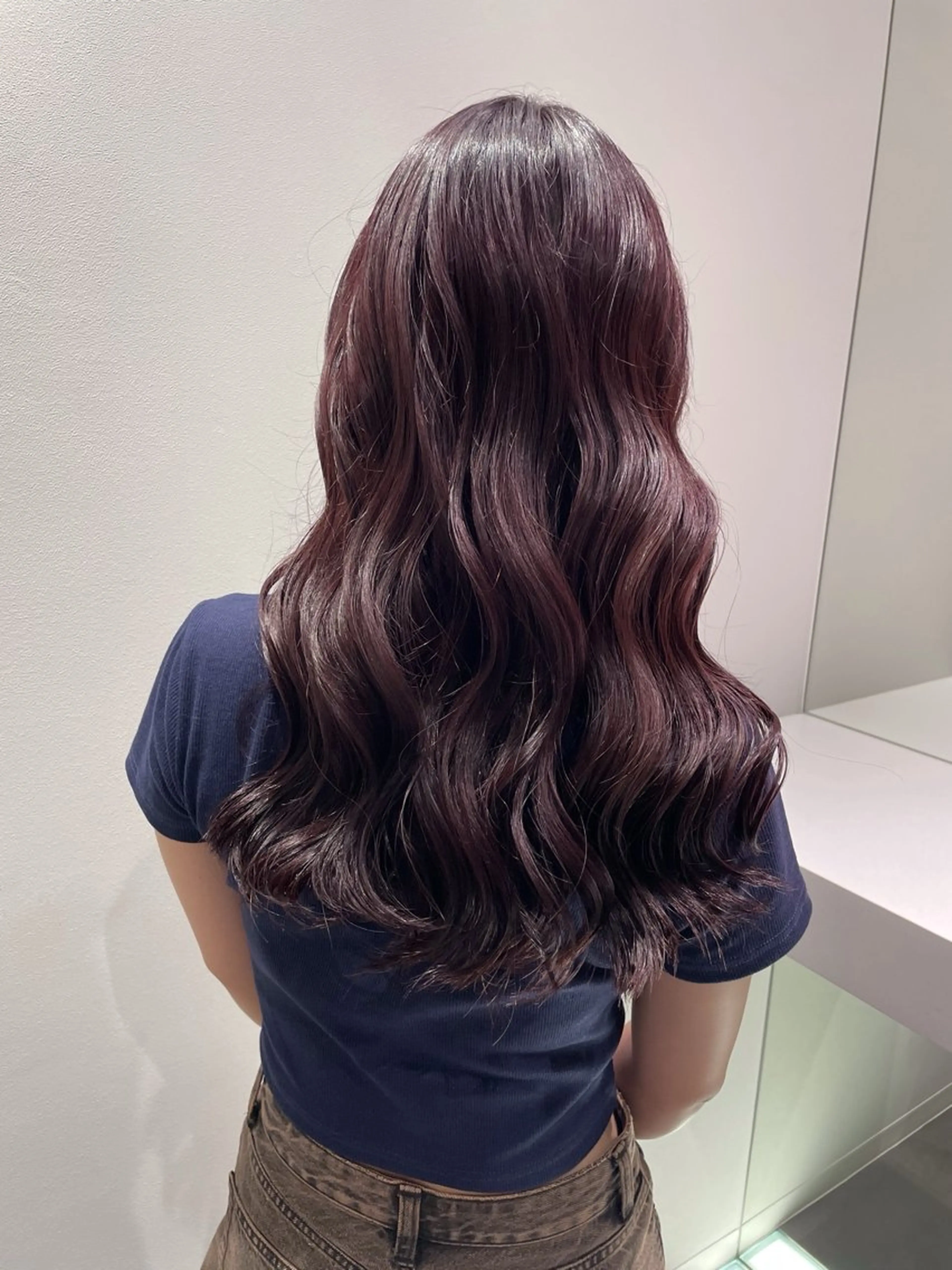 ロング カラー 佐野 えり奈のヘアスタイル