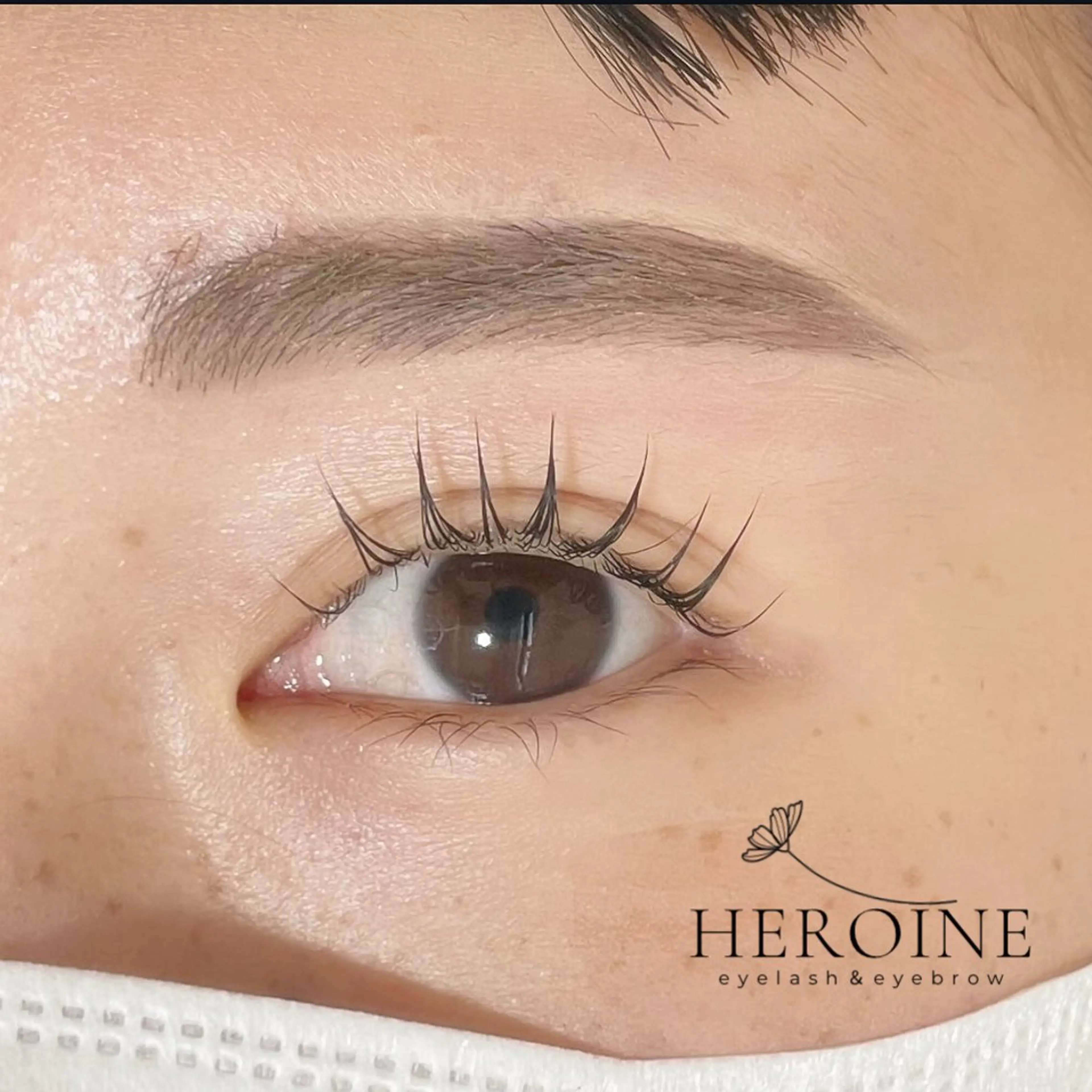 マツエク・マツパ Lカール ナチュラル 一重×まつ毛パーマ 堀田 寛子のマツエク・マツパデザイン