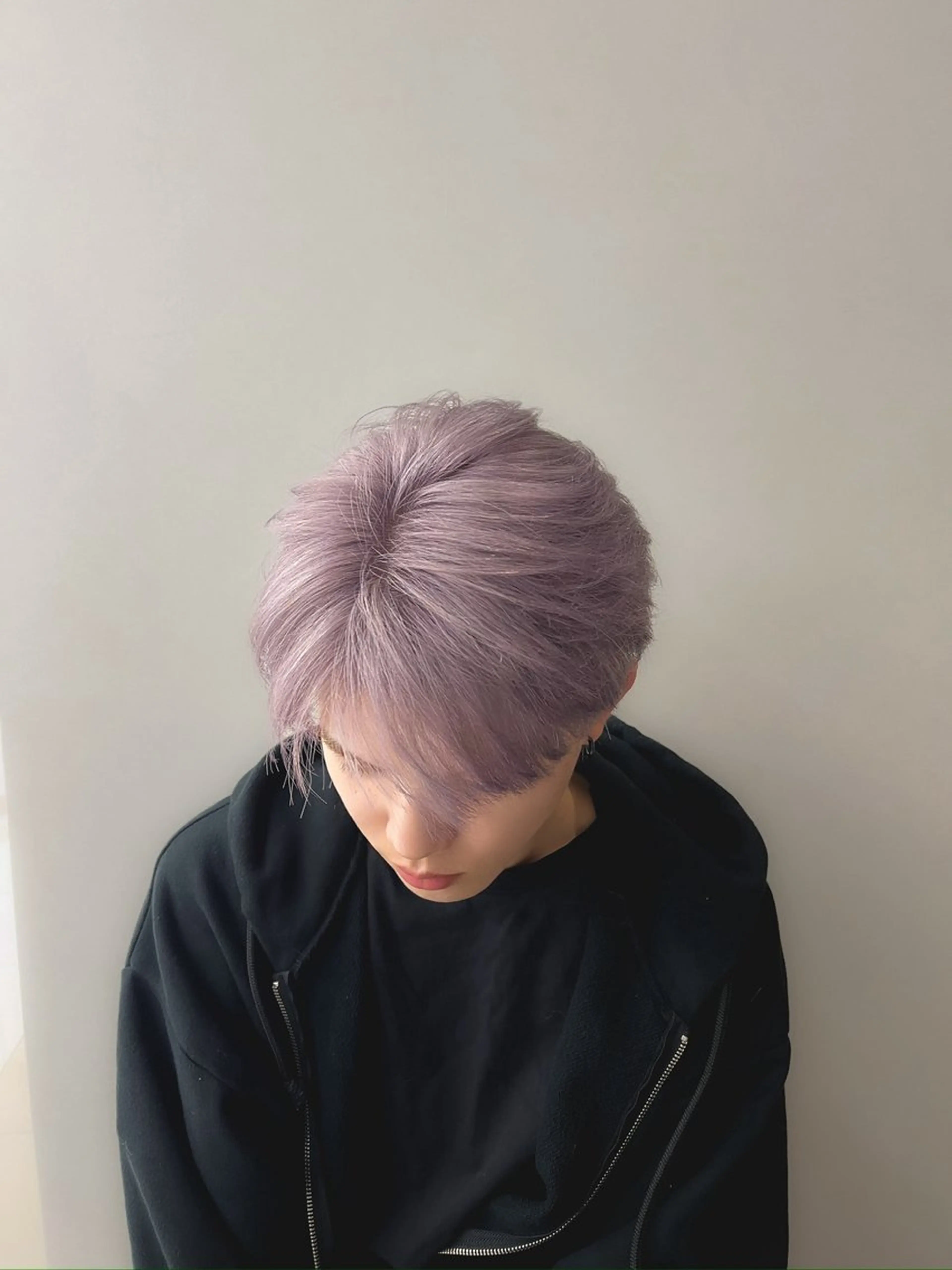 ショート カラー 🫧ボブカットモデル 韓国透明感カラー🫧のヘアスタイル