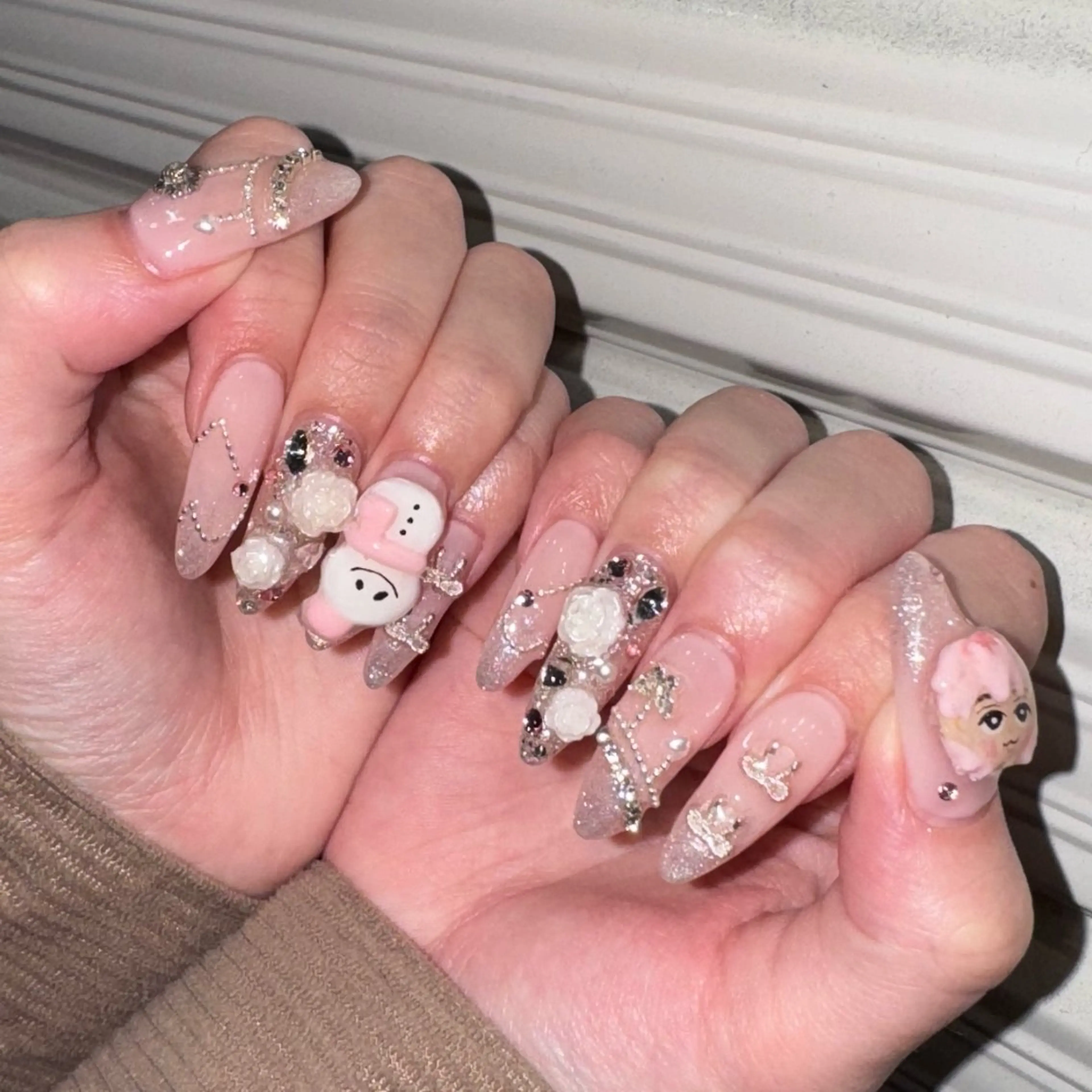 ネイル 長さ出し ジェルネイル 持ち込み パラジェル ハンドネイル 🫧Rio🫧ネイル /渋谷🫧ワンホンのネイルデザイン