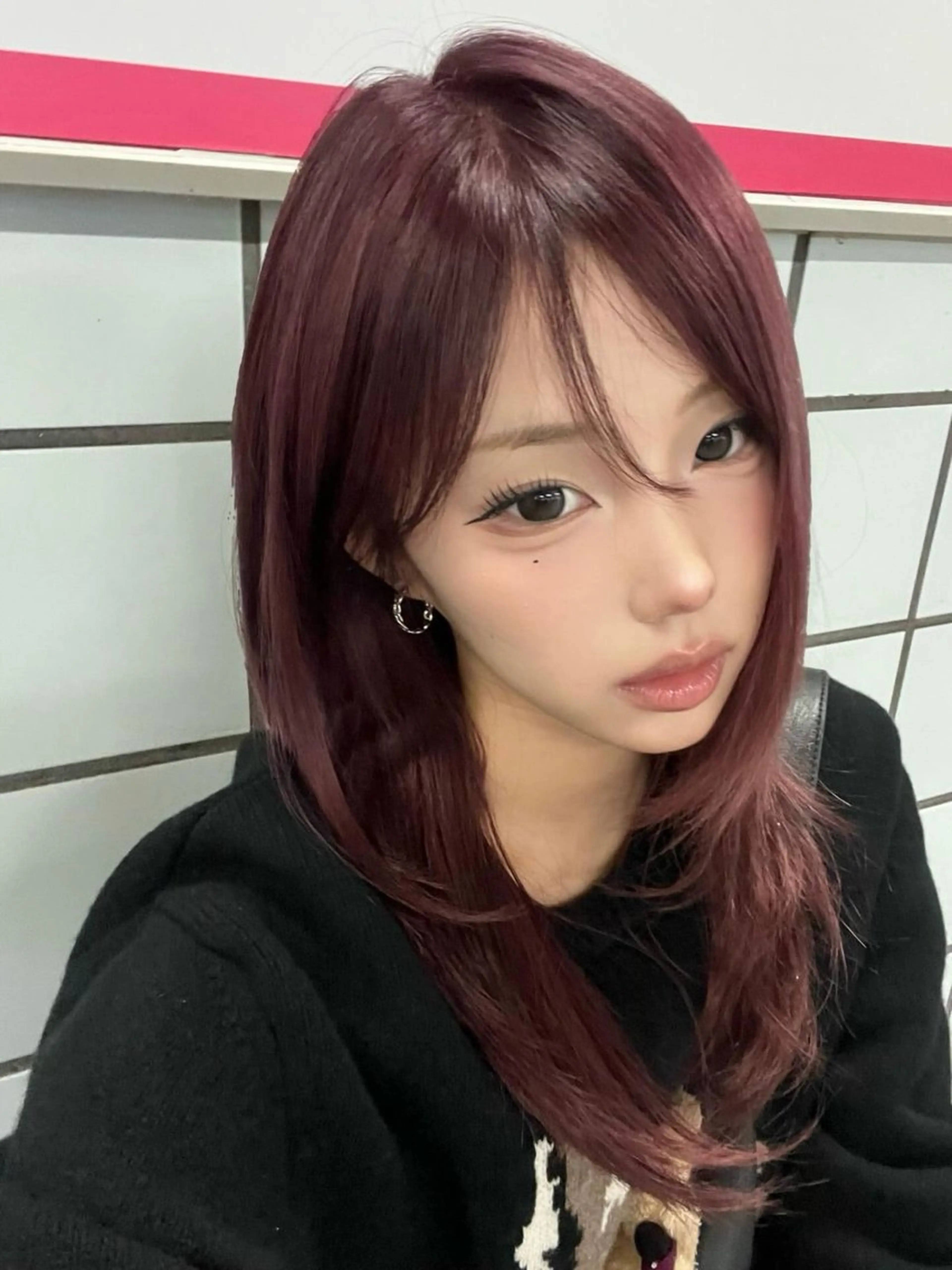 カラー うる艶カラー/ 韓国ヘア/瑛莉菜のヘアスタイル