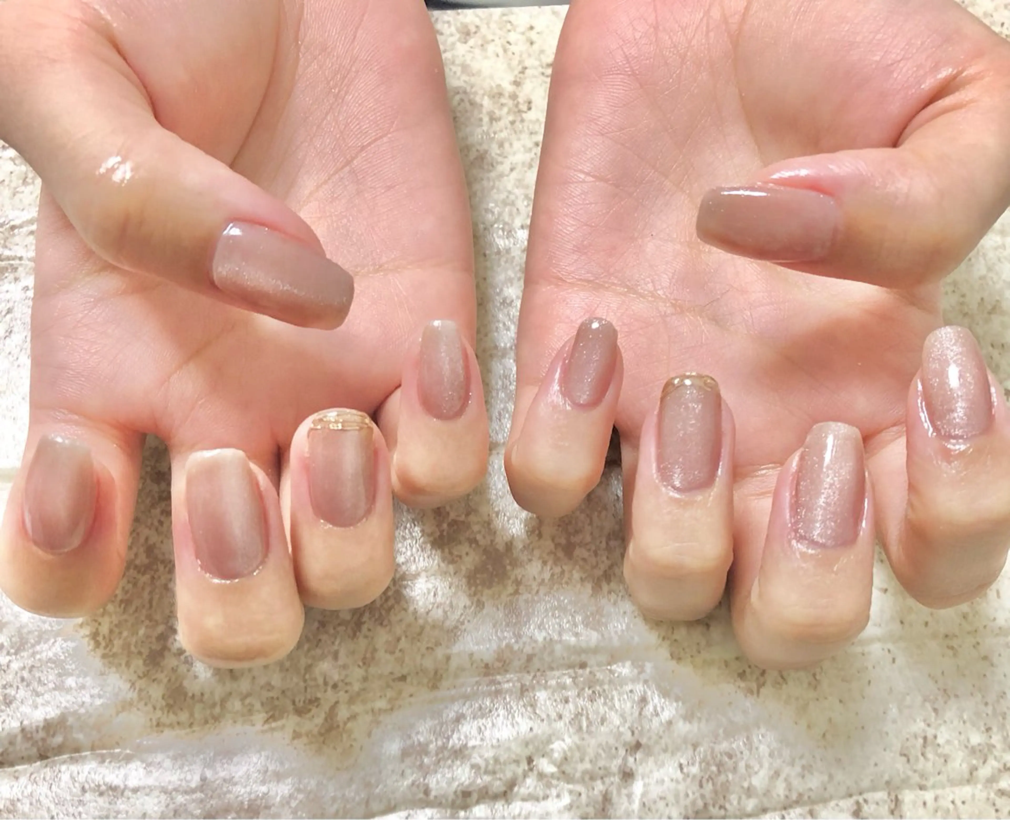 ネイル 自爪育成ネイルケア Lena  nailのネイルデザイン