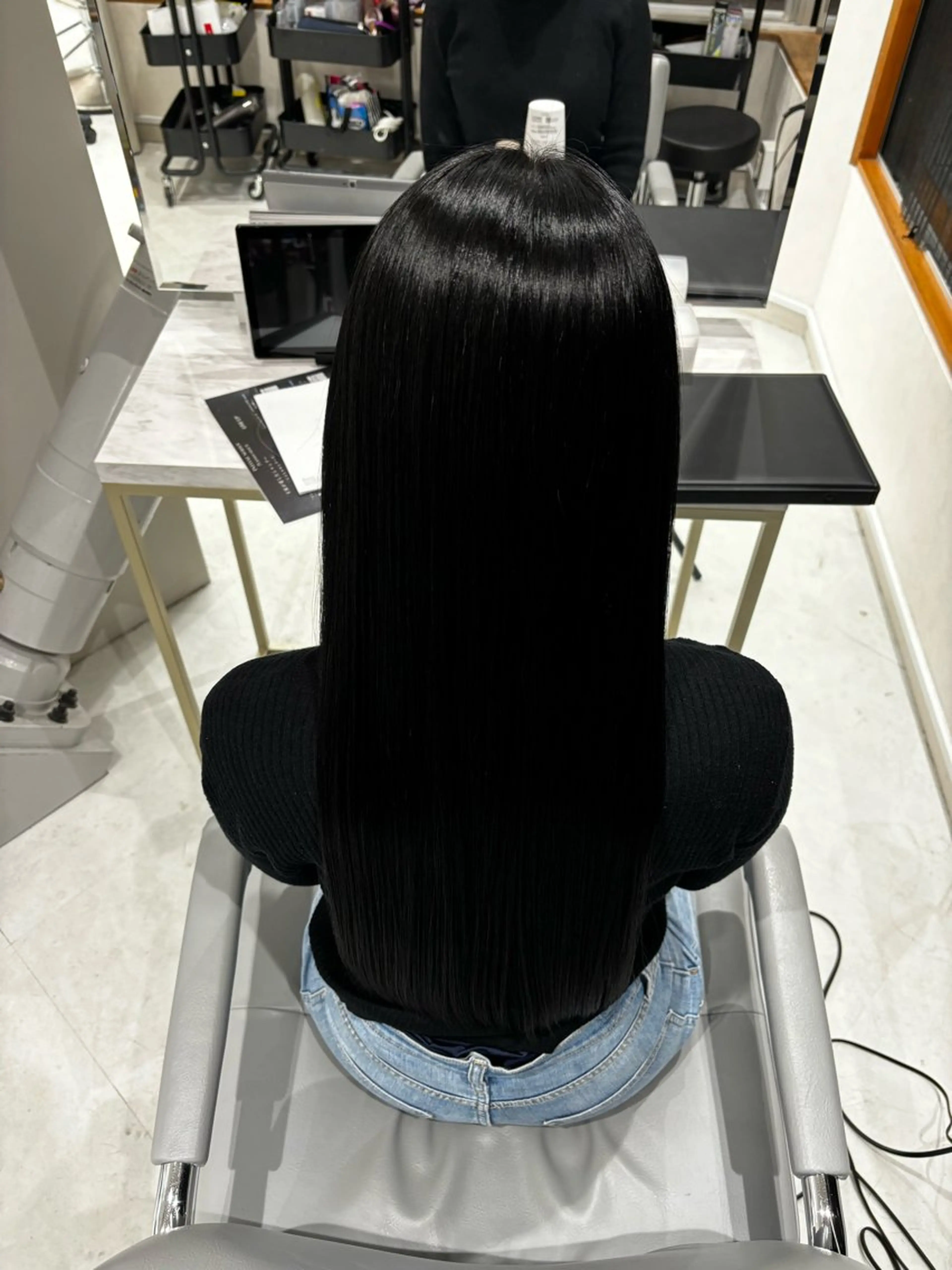 ロング 新宿No.1艶髪矯正 美艶カラー/FUKAのヘアスタイル