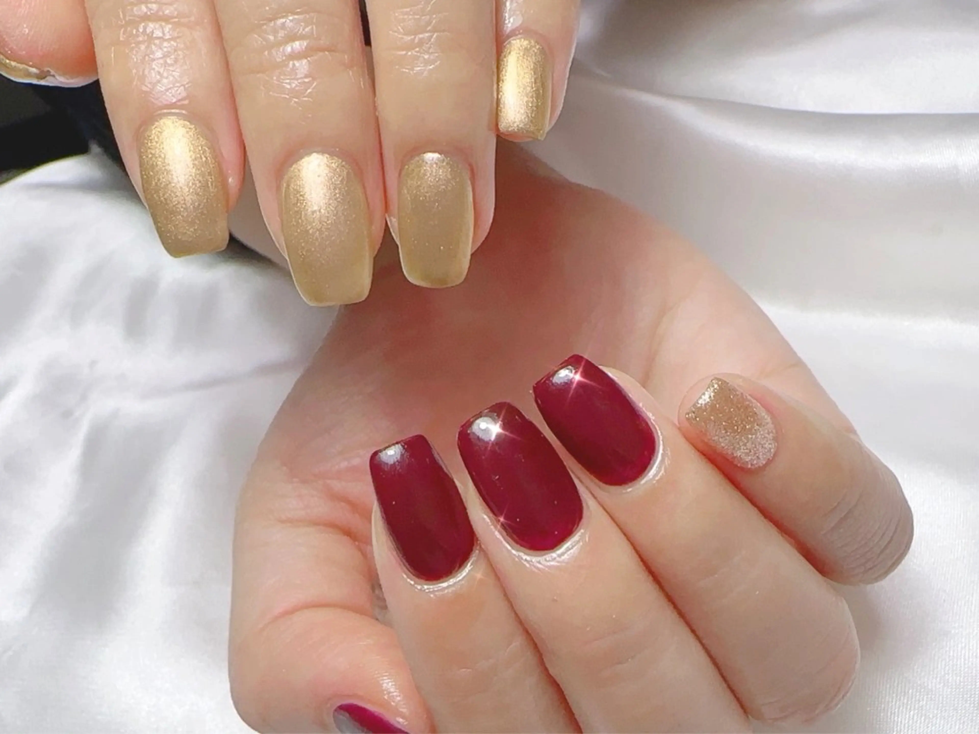 ネイル ハンドネイル Cherie PINKのネイルデザイン