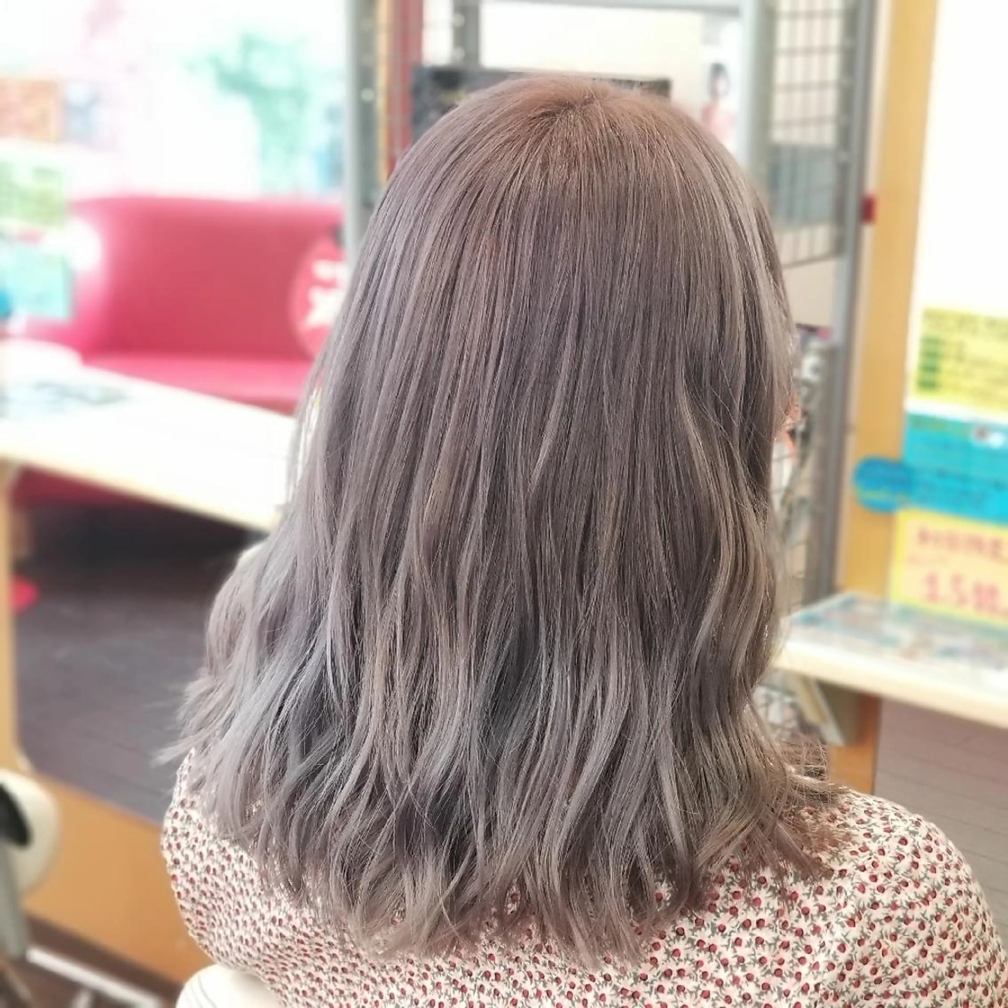 ミディアム カラー 植田 /エクステ /ブリーチ/髪質改善のヘアスタイル