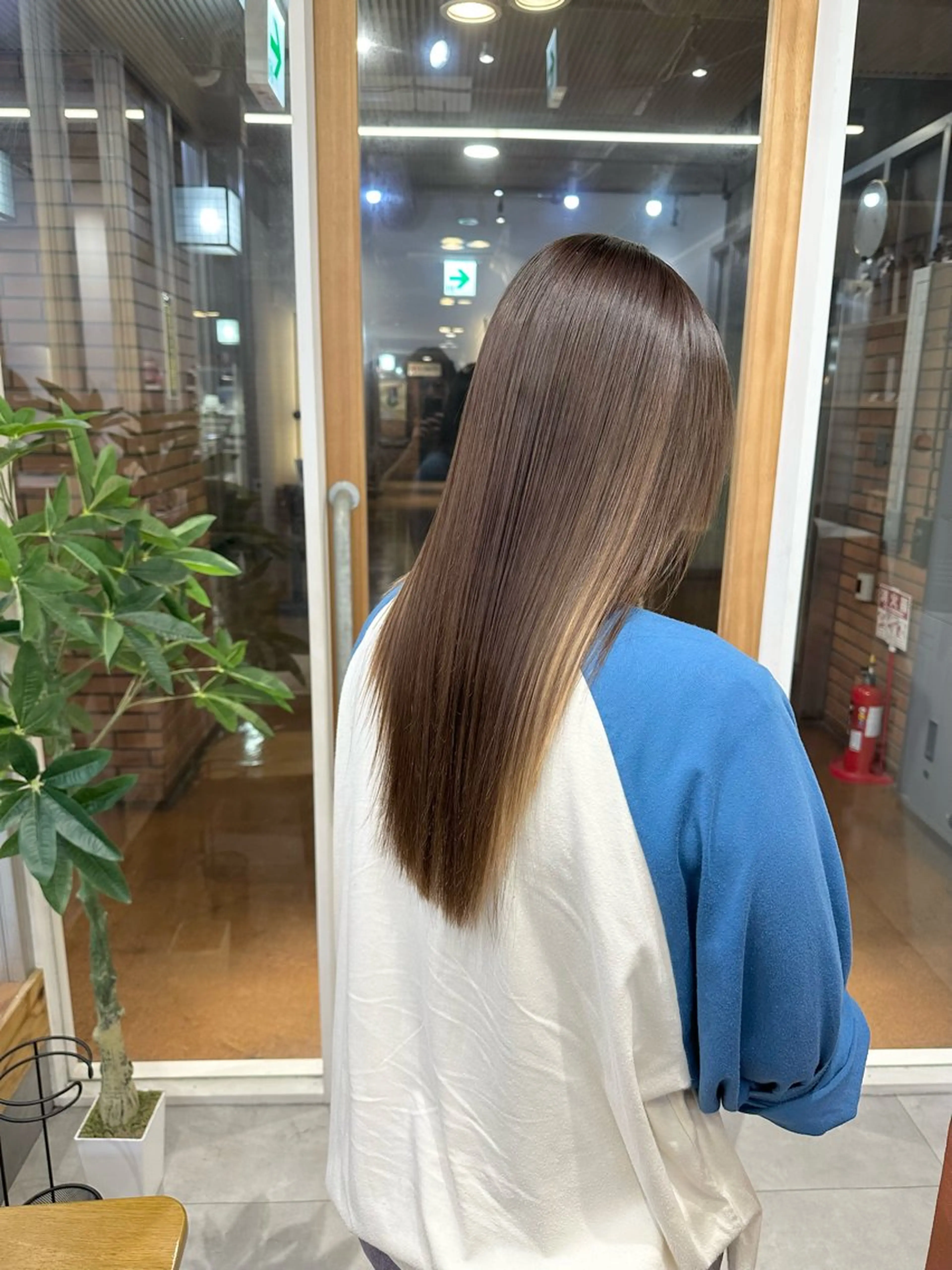 ロング 髪質改善 縮毛矯正 トリートメント 縮毛矯正 リキ/髪質改善 /縮毛矯正🫧のヘアスタイル