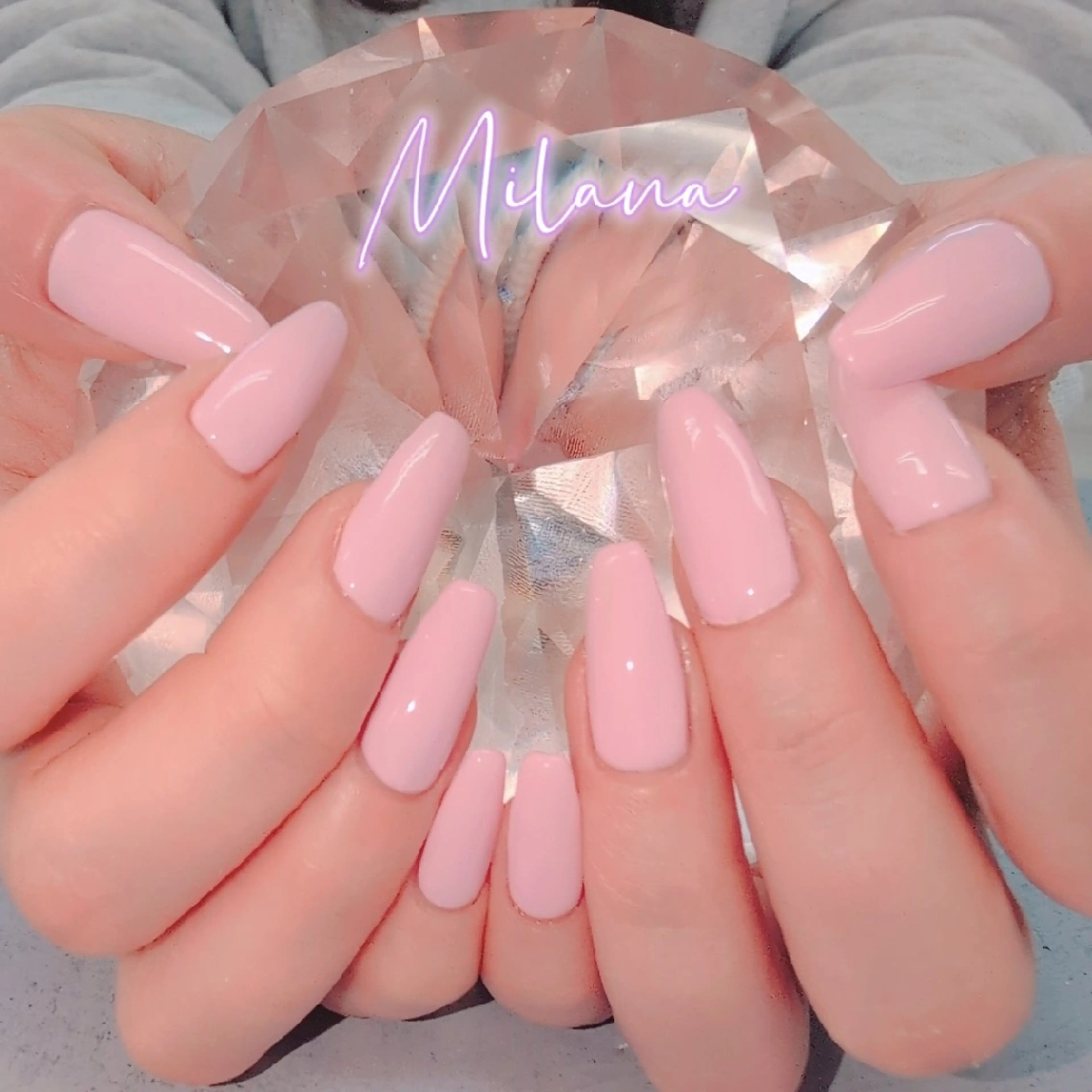ネイル ワンカラーネイル ハンドネイル Milana 川瀬のネイルデザイン