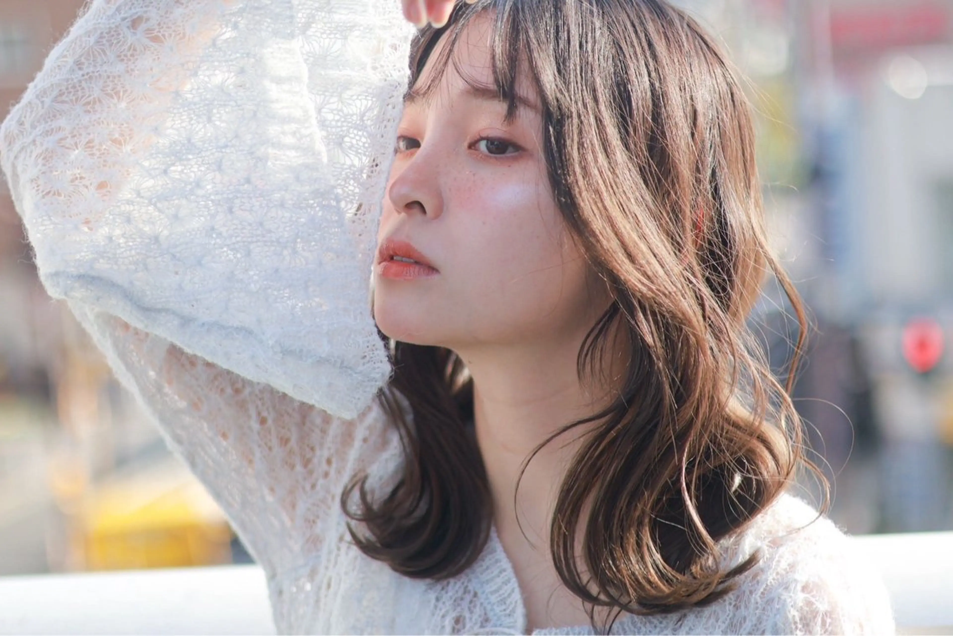 中津/トレンドカラー /美馬本紅亜のヘアスタイル