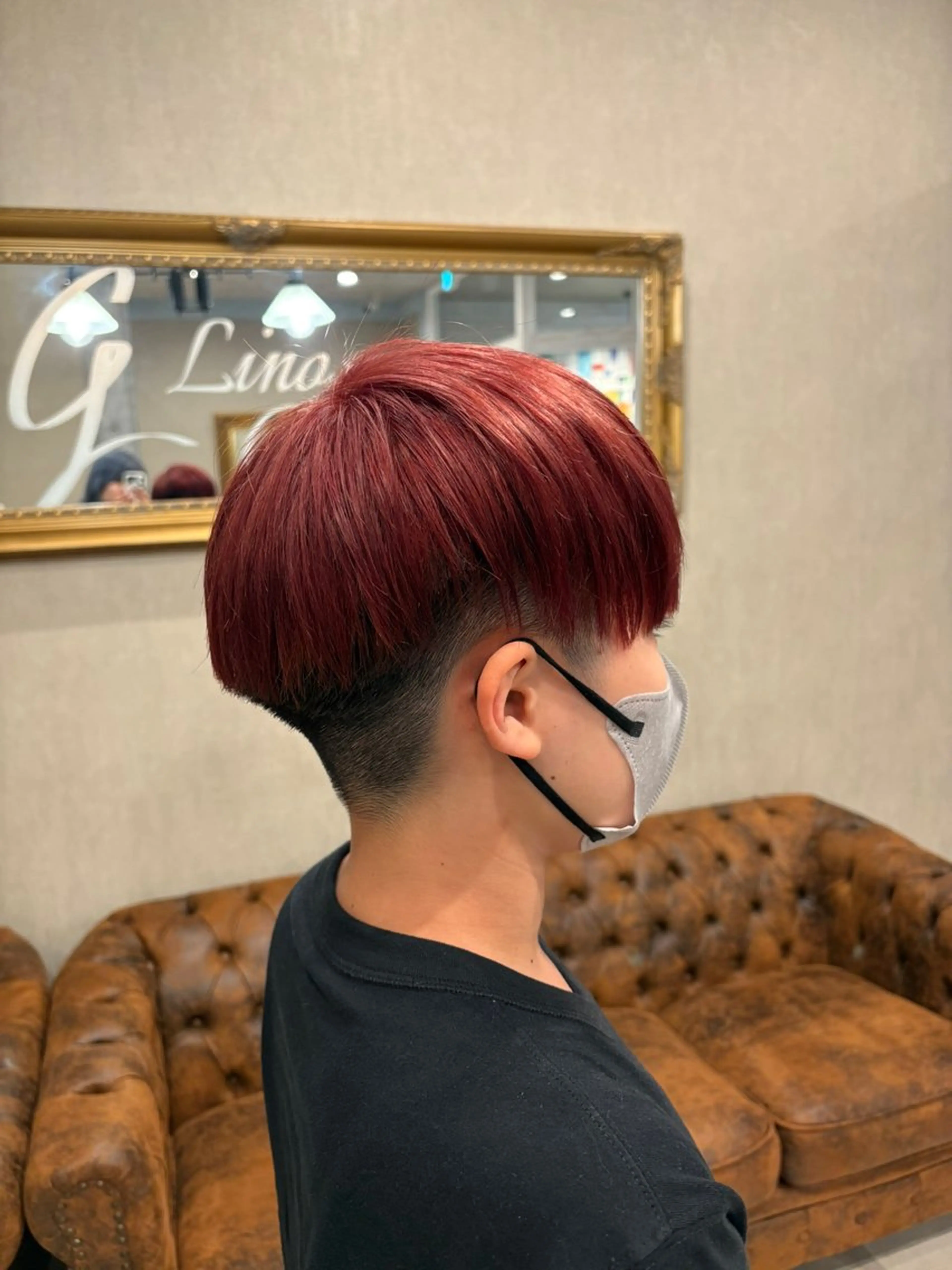 ショート カラー ヘアカラー Calbari 鎌田美歩のヘアスタイル