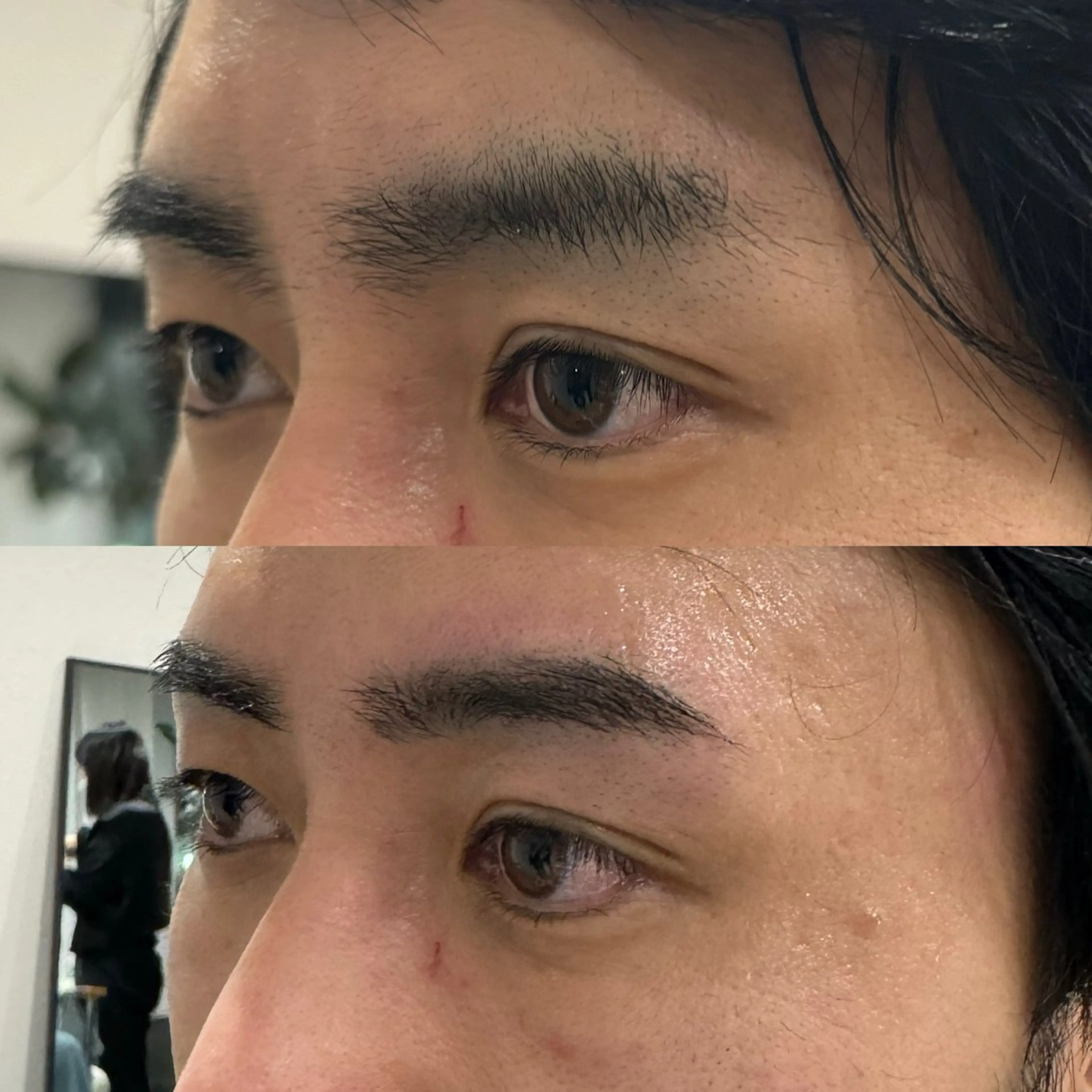 メンズ アイブロウ メンズアイブロウ Hémireve Shirokane所属・トロイアルケ🩵 美眉EMIの眉毛・アイブロウイメージ