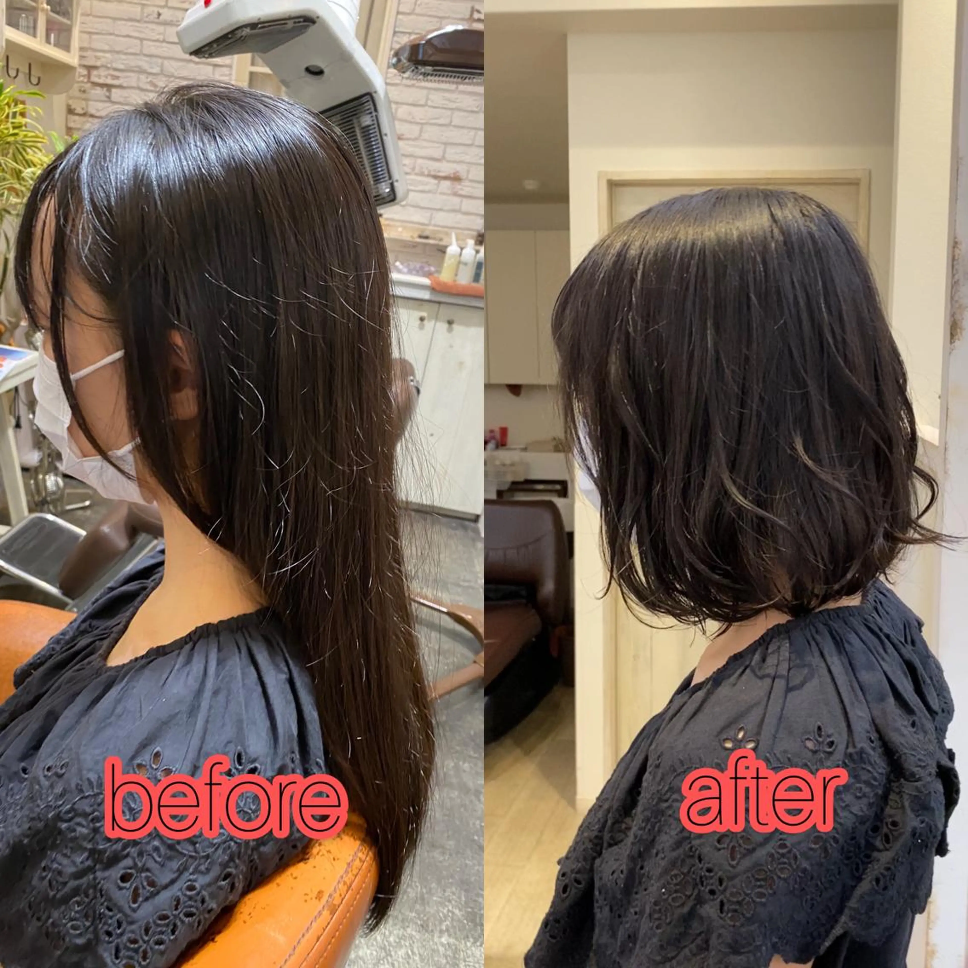 ミディアム 北生駒☆カットが得意 鎌田フミヤのヘアスタイル