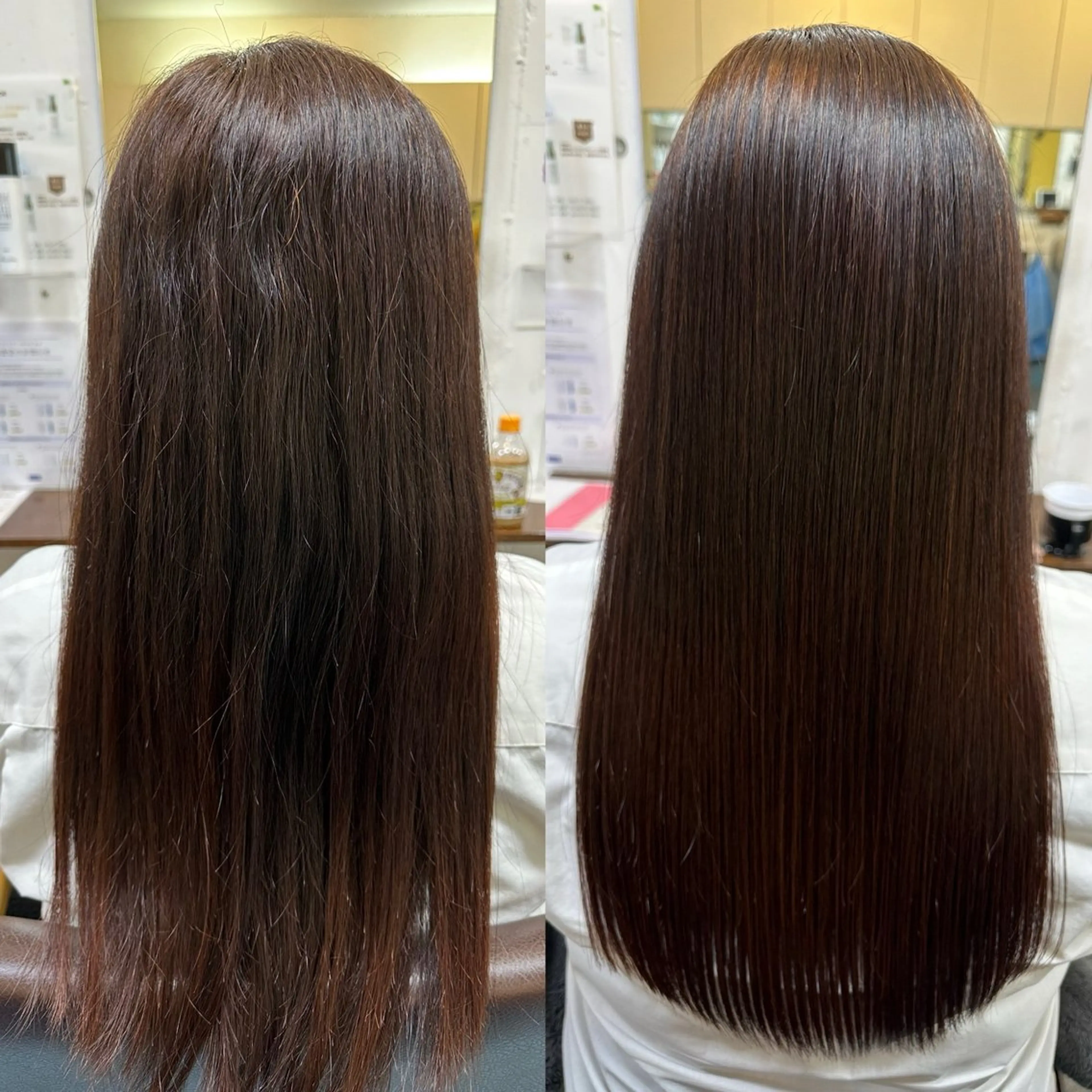 ロング 髪質改善 縮毛矯正 【髪質改善】に特化 オリーブオイルクラブのヘアスタイル