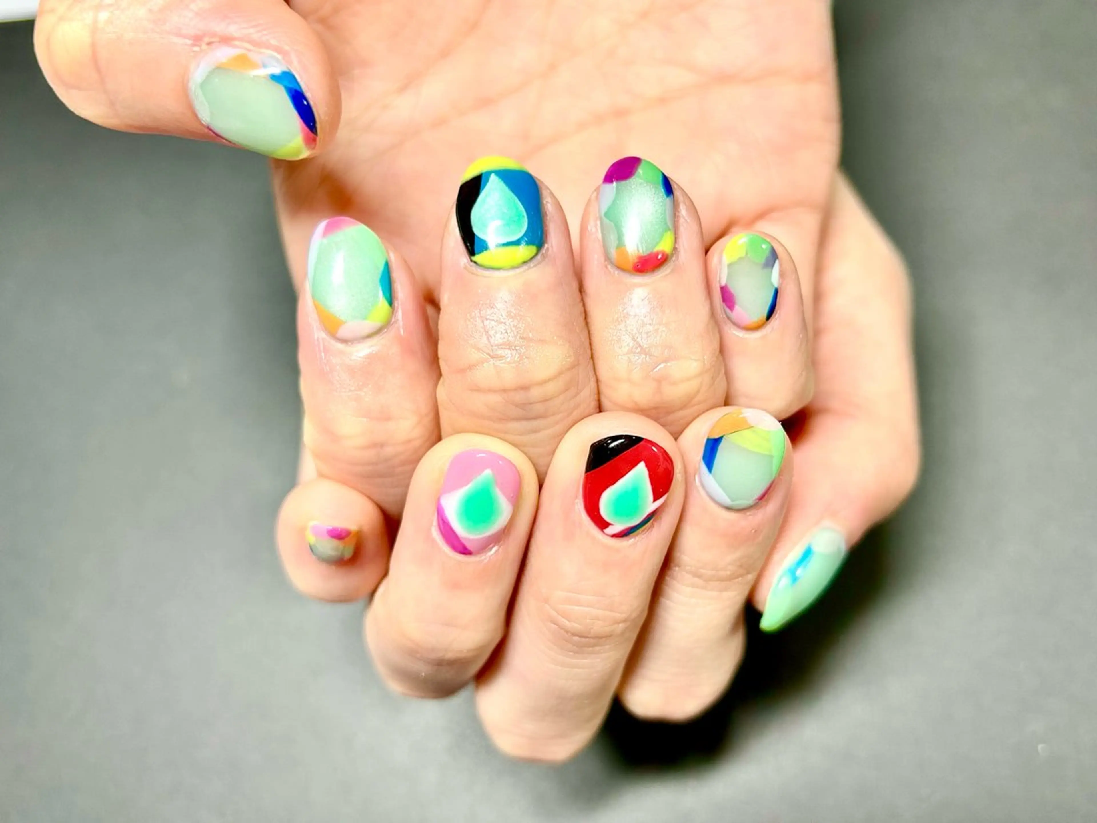 ネイル ハンドネイル Mela ミユ🌼.*のネイルデザイン