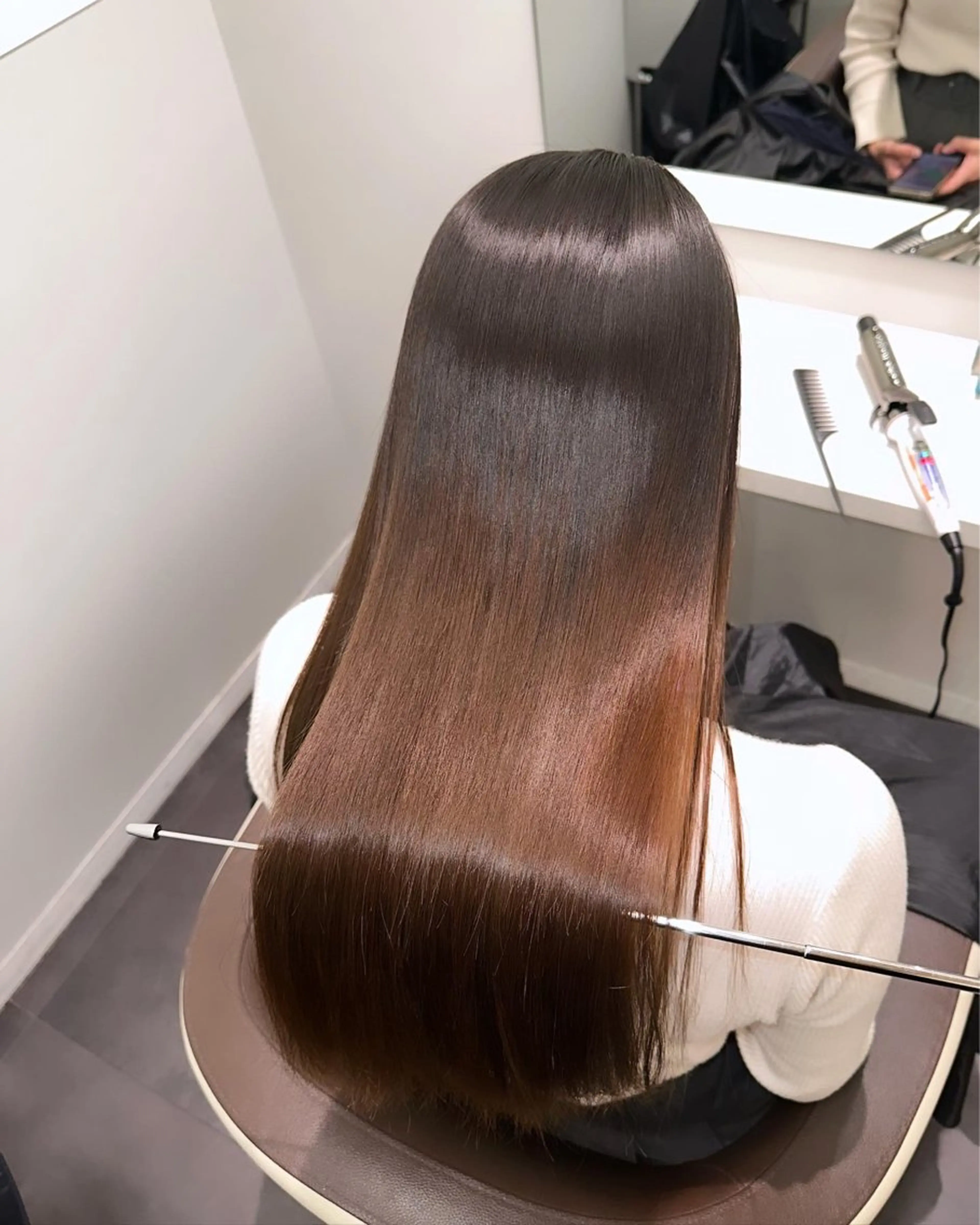 セミロング 縮毛矯正 Wisteria所属・美髪特化✨ 伊織✨縮毛矯正✨のヘアスタイル