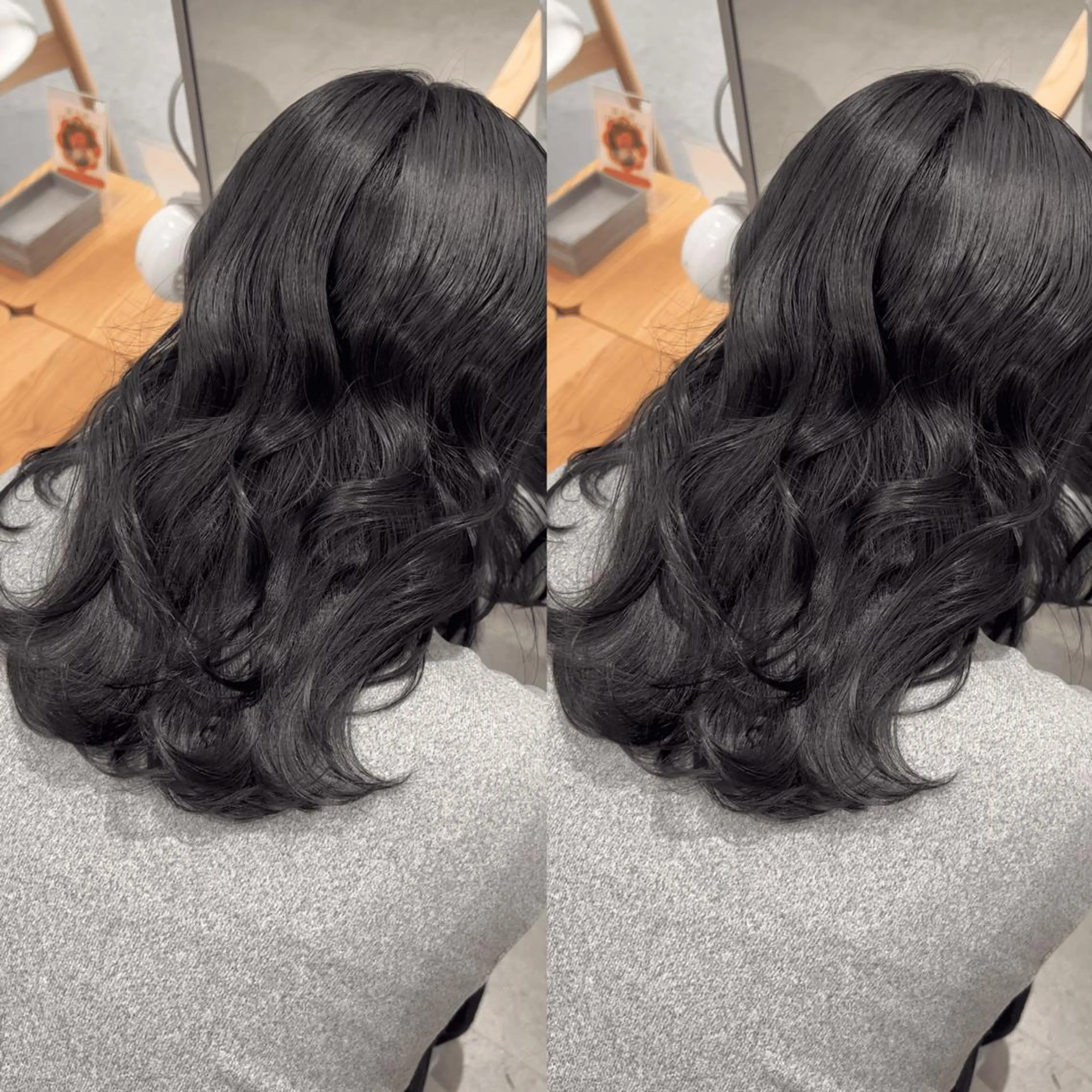 ミディアム カット ヘアカラー トリートメント sara中谷 哲のヘアスタイル
