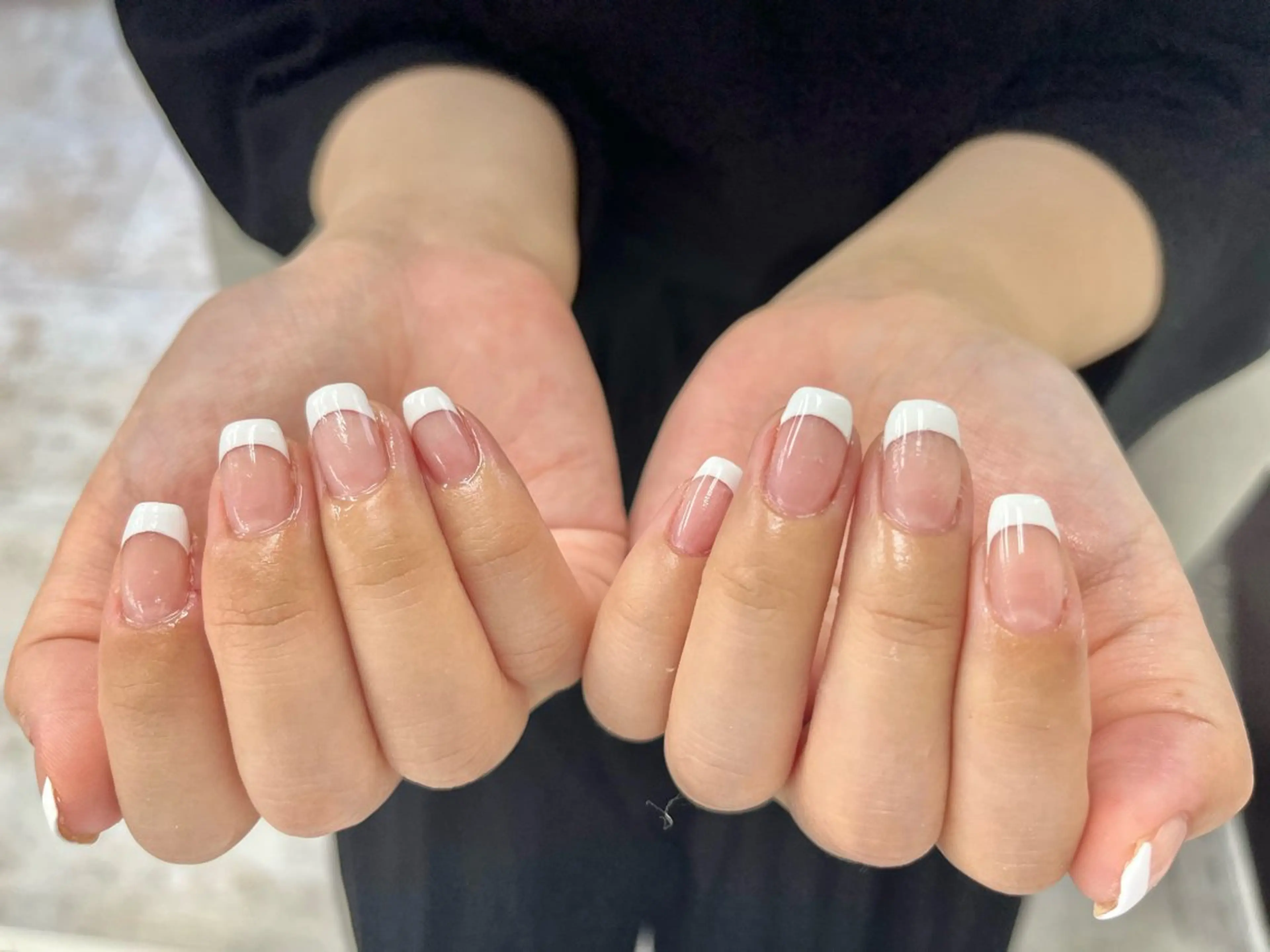 ネイル フレンチネイル ハンドネイル Bianca赤羽 信末のネイルデザイン
