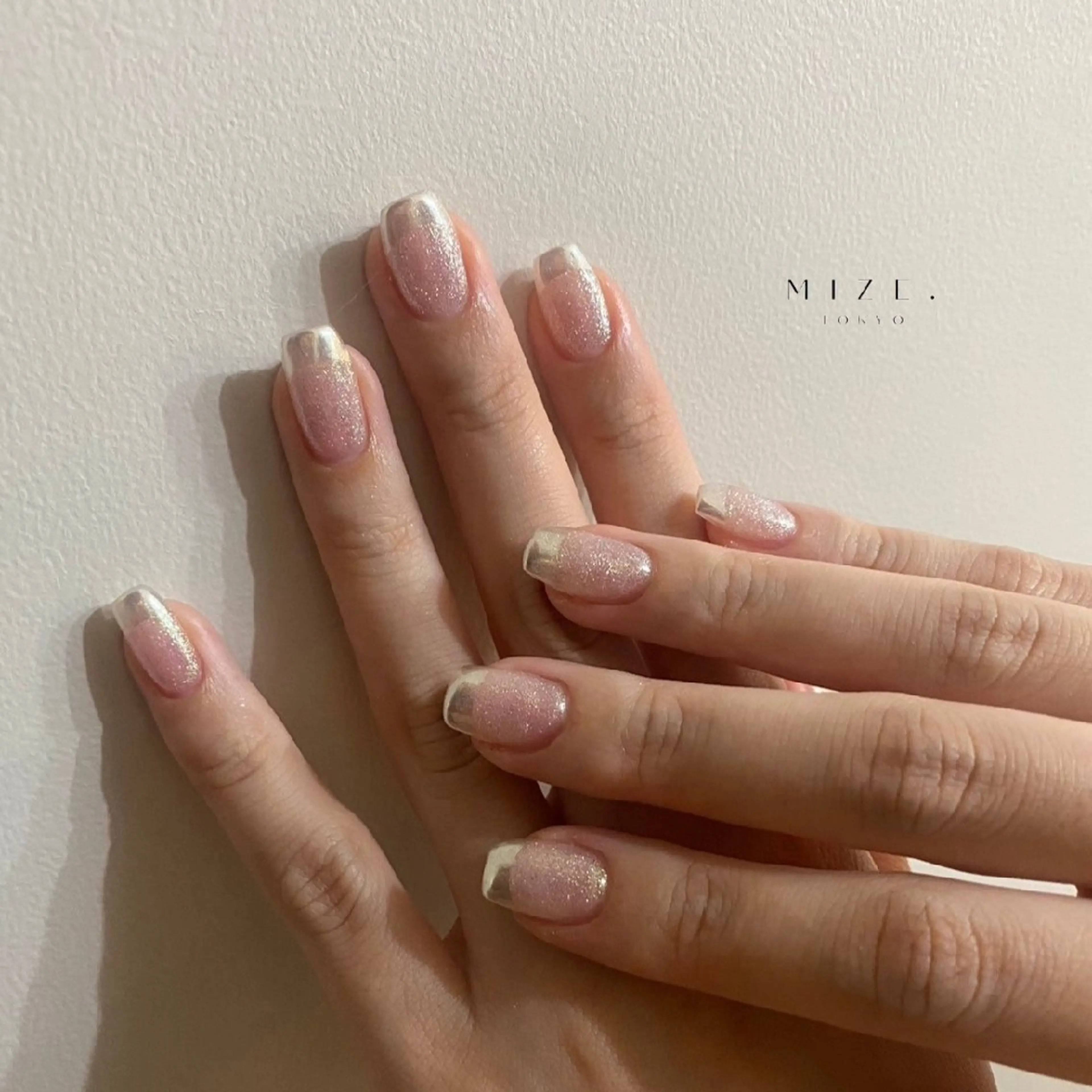 ネイル フレンチネイル ミラーネイル mize 【成増駅徒歩1分】のネイルデザイン