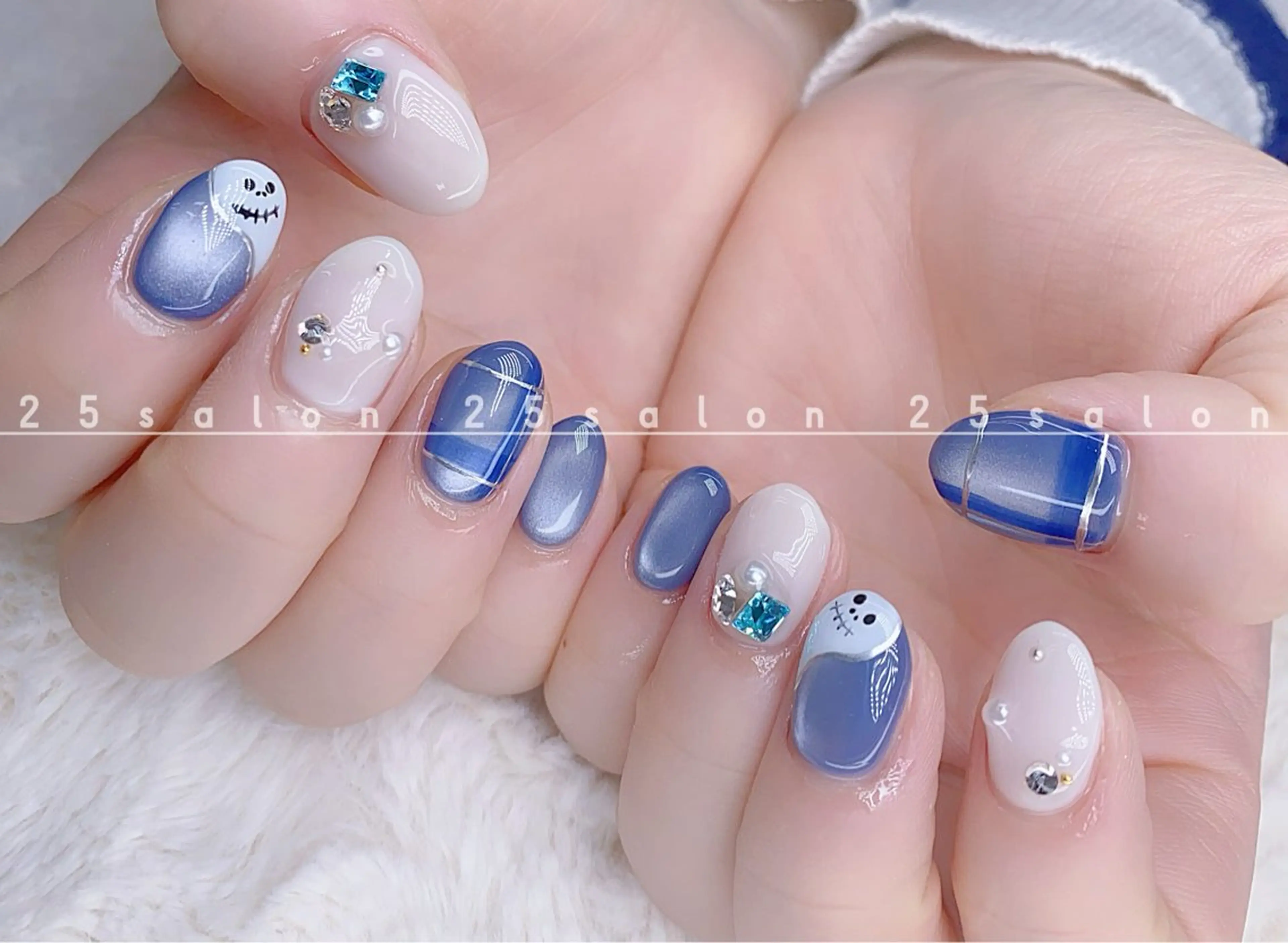 ネイル ジェルネイル 韓国ネイル ニュアンスネイル パラジェル ワンホンネイル 2 5のマツエク・マツパデザイン