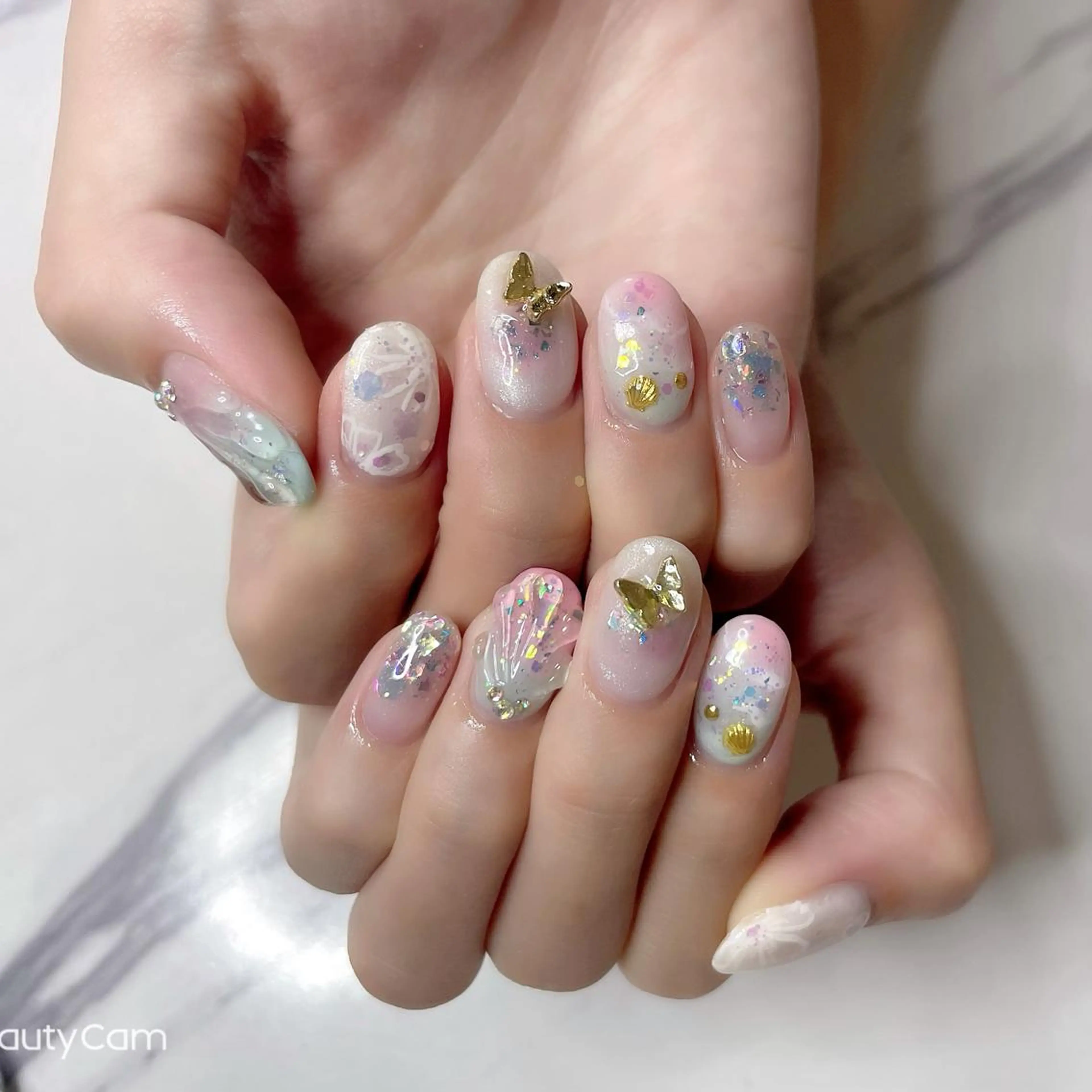 ネイル 持ち込み 畠山 ゆいのネイルデザイン