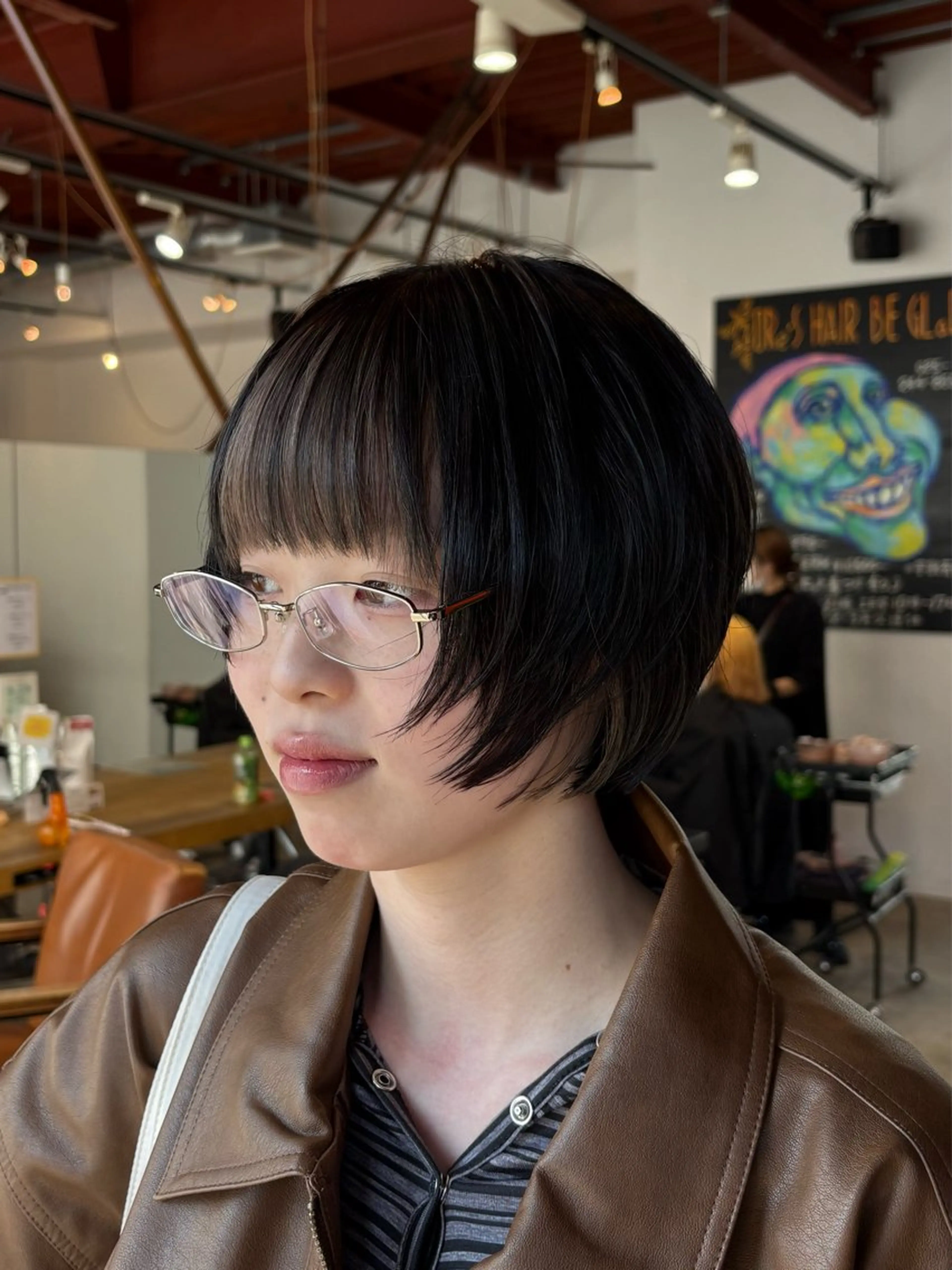 ショート カラー カット ヘアカラー トリートメント ORe'S HAIR BE GLaDユウナのヘアスタイル