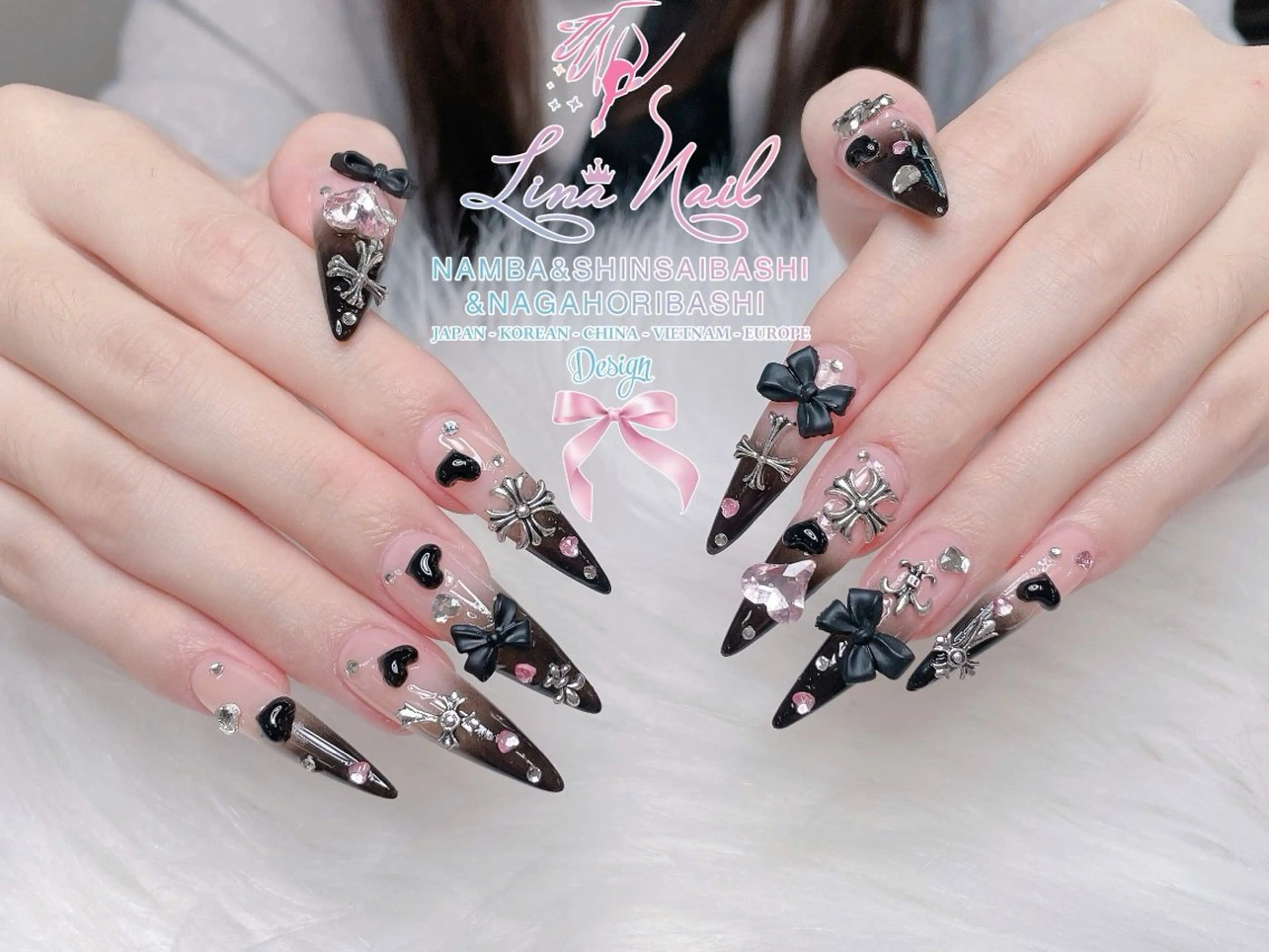 ネイル チークネイル 桜ネイル フラッシュネイル フットネイル ジェルネイル リナネイル 長堀橋店／東心斎橋店のネイルデザイン