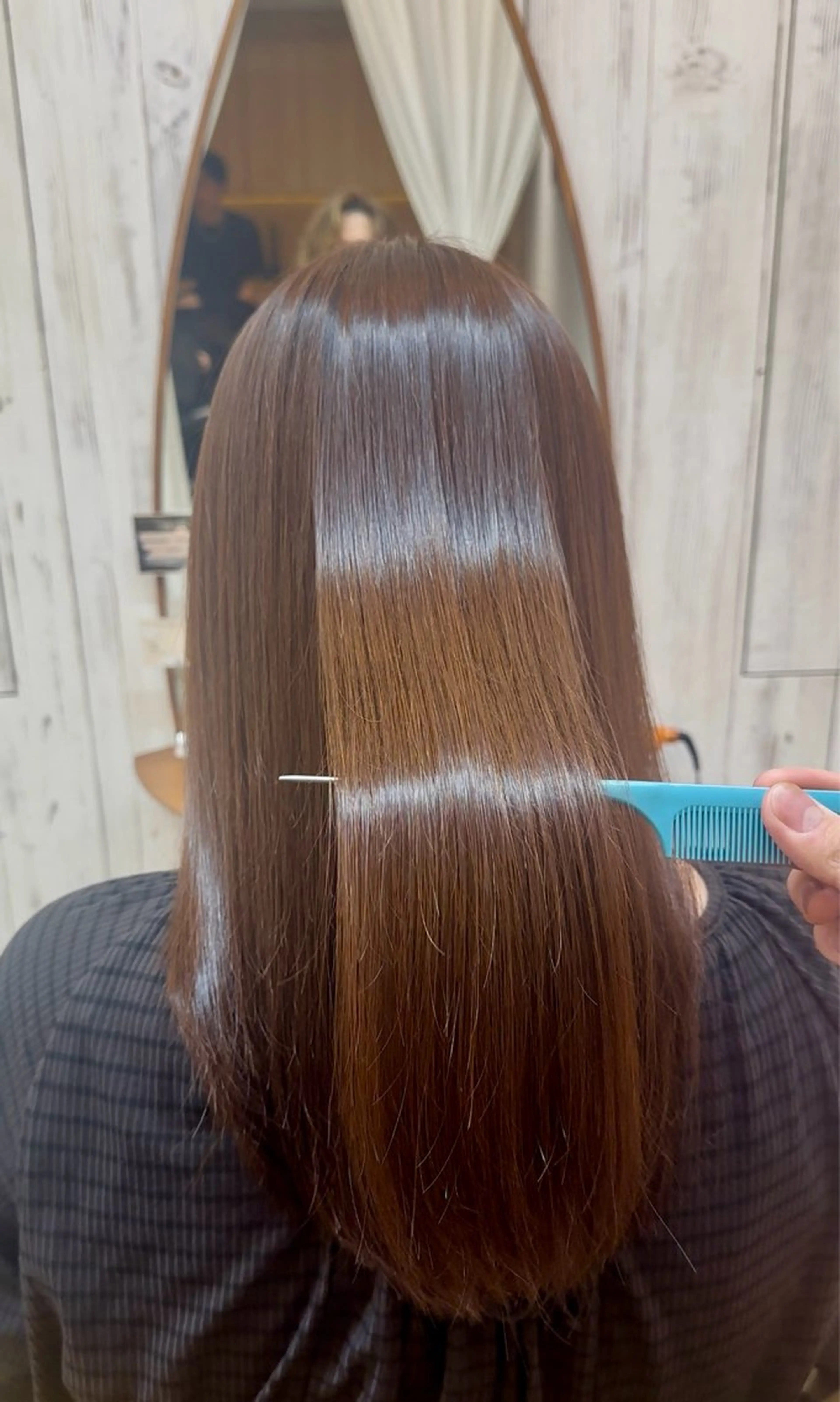 ロング カラー 縮毛矯正 カット 縮毛矯正 トリートメント 巻ける縮毛矯正✨ ボブ/ショートともきのヘアスタイル