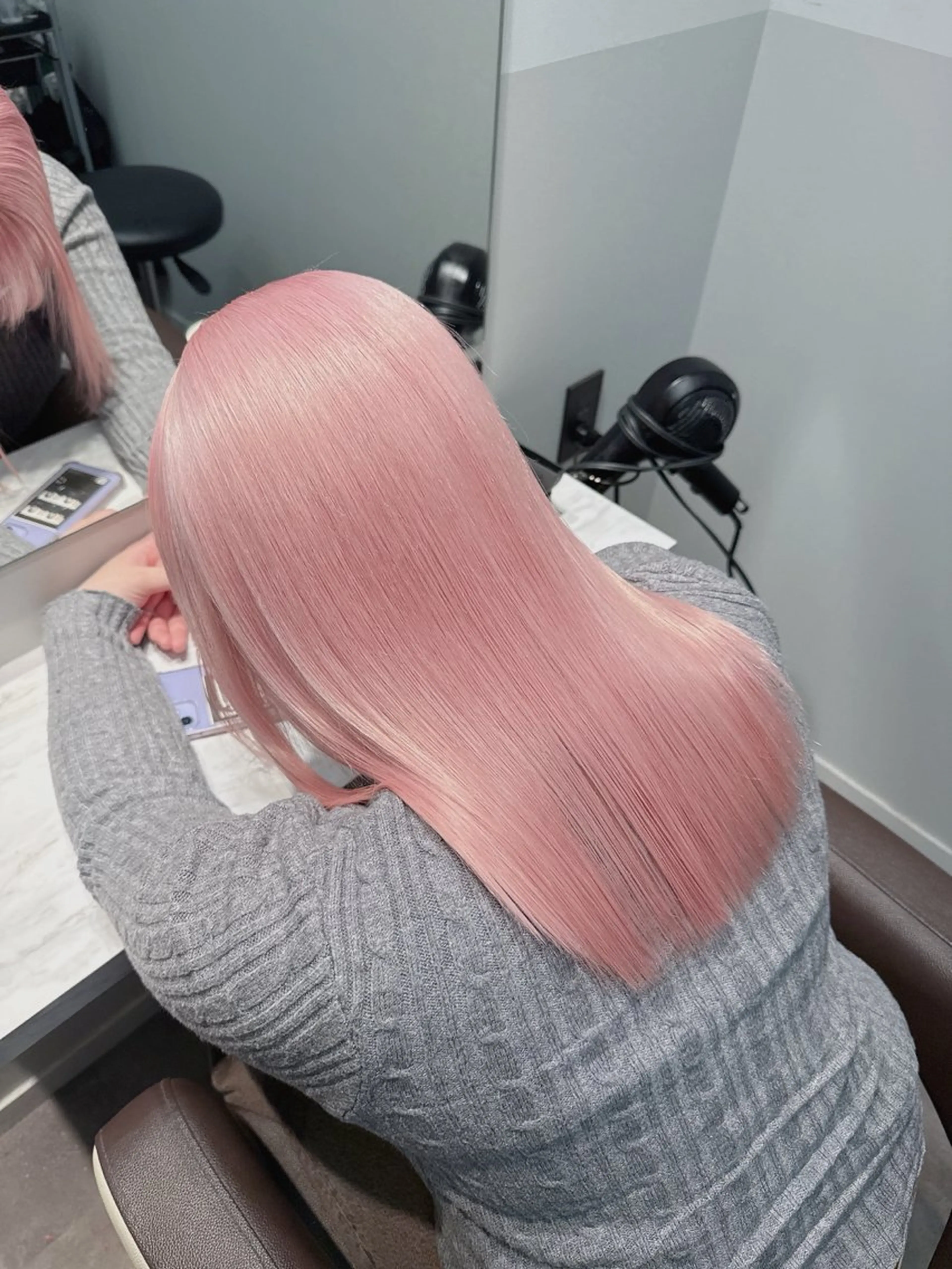 セミロング カラー ヘアアレンジ メンズ キッズ ヘアカラー トリートメント SALOWIN所属・ハイトーン美容師 MASATOのヘアスタイル