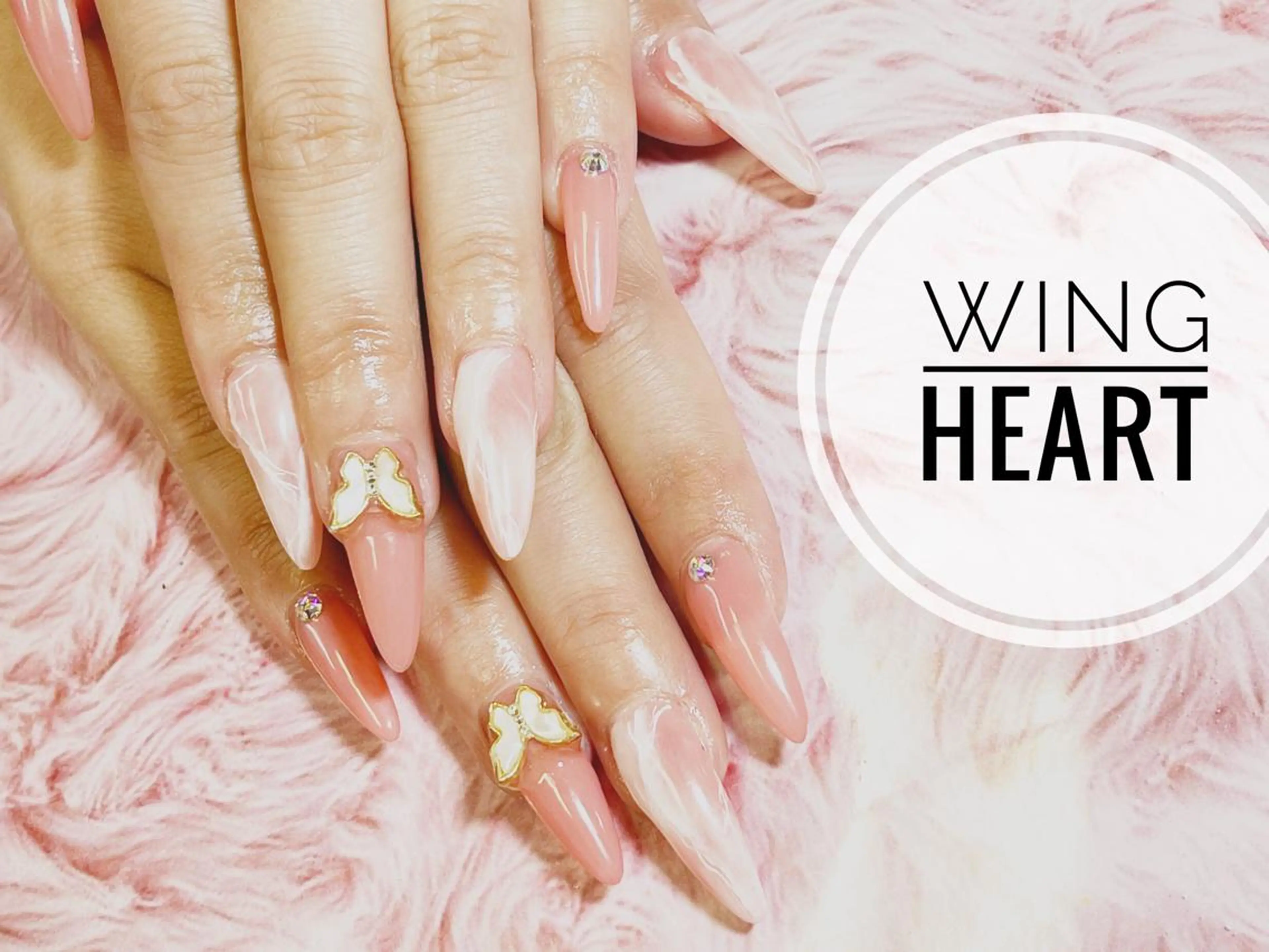 ロング ネイル ハンドネイル H NANAのネイルデザイン