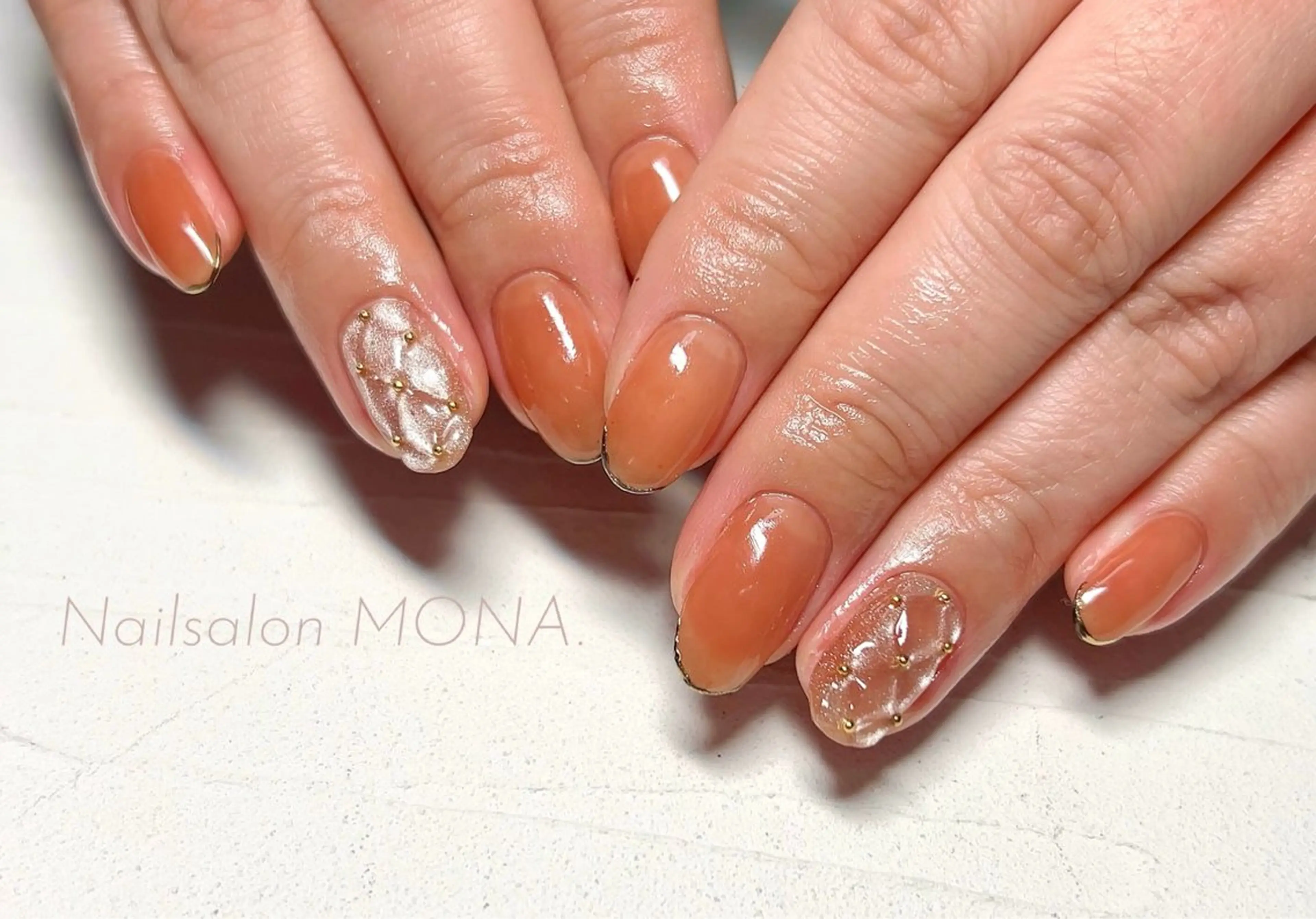 ネイル フレンチネイル Nailsalon MONA.のネイルデザイン