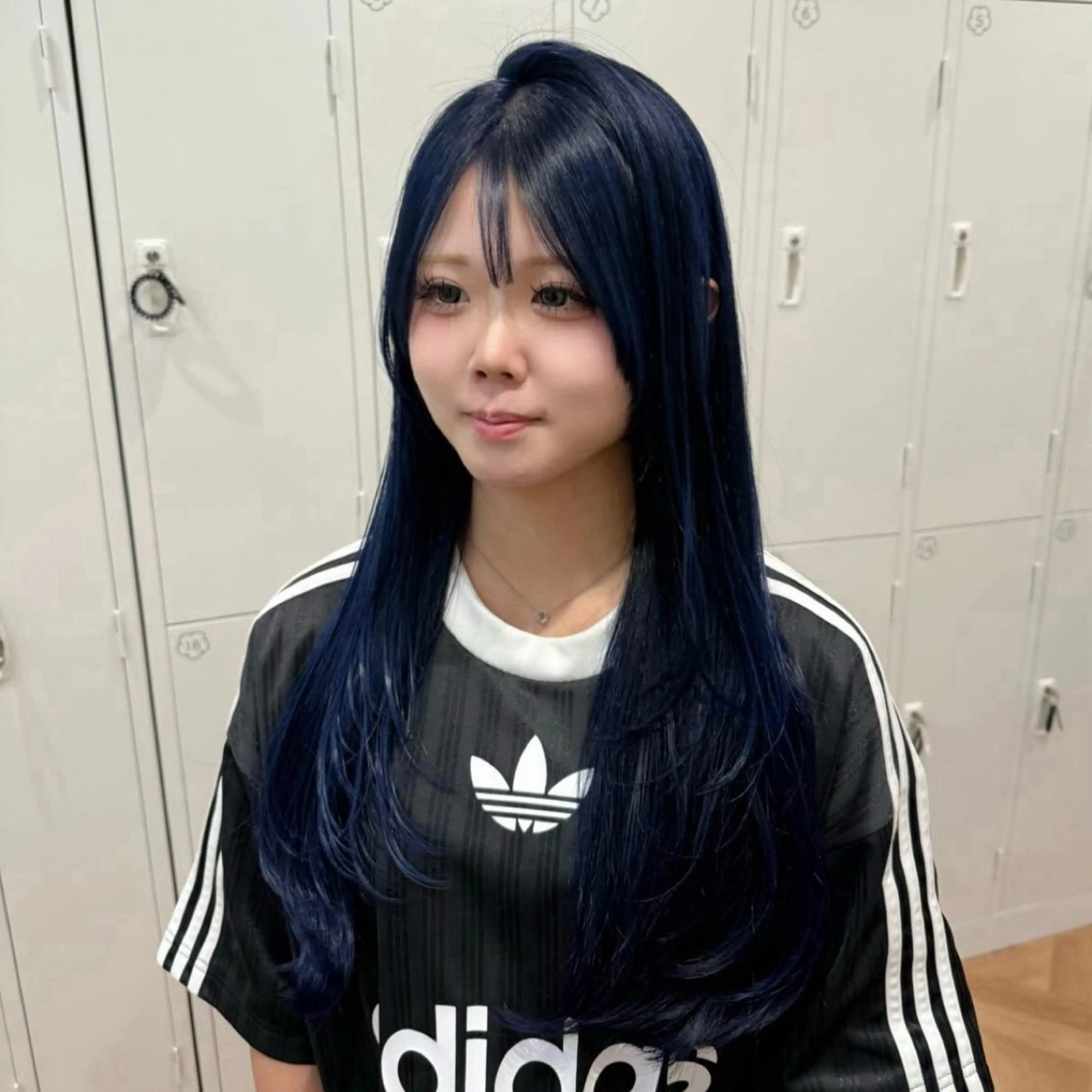 ロング カラー ヘアアレンジ キヨミ 韓国レイヤーカットのヘアスタイル