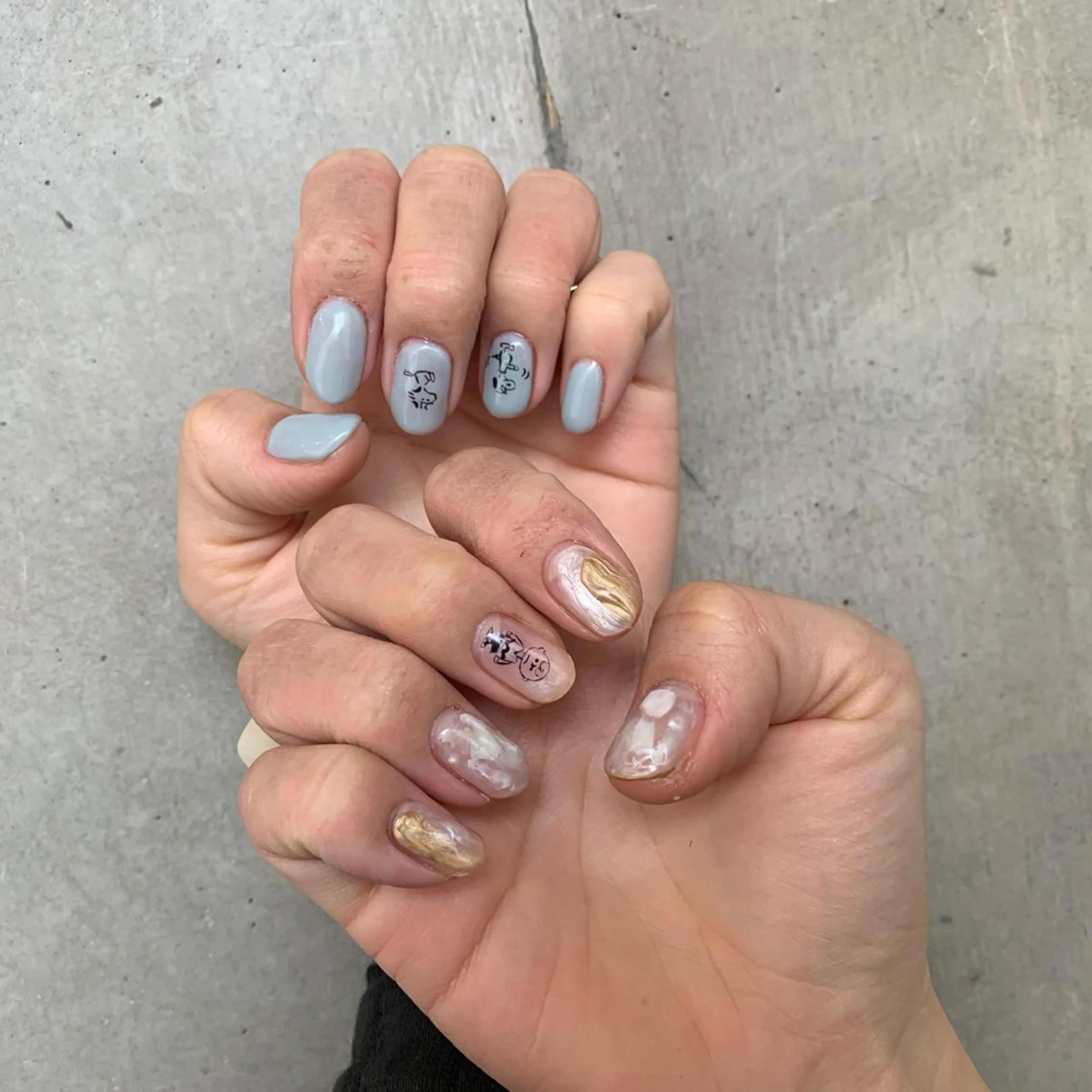 ネイル AOI✩⡱ y2kネイルのネイルデザイン