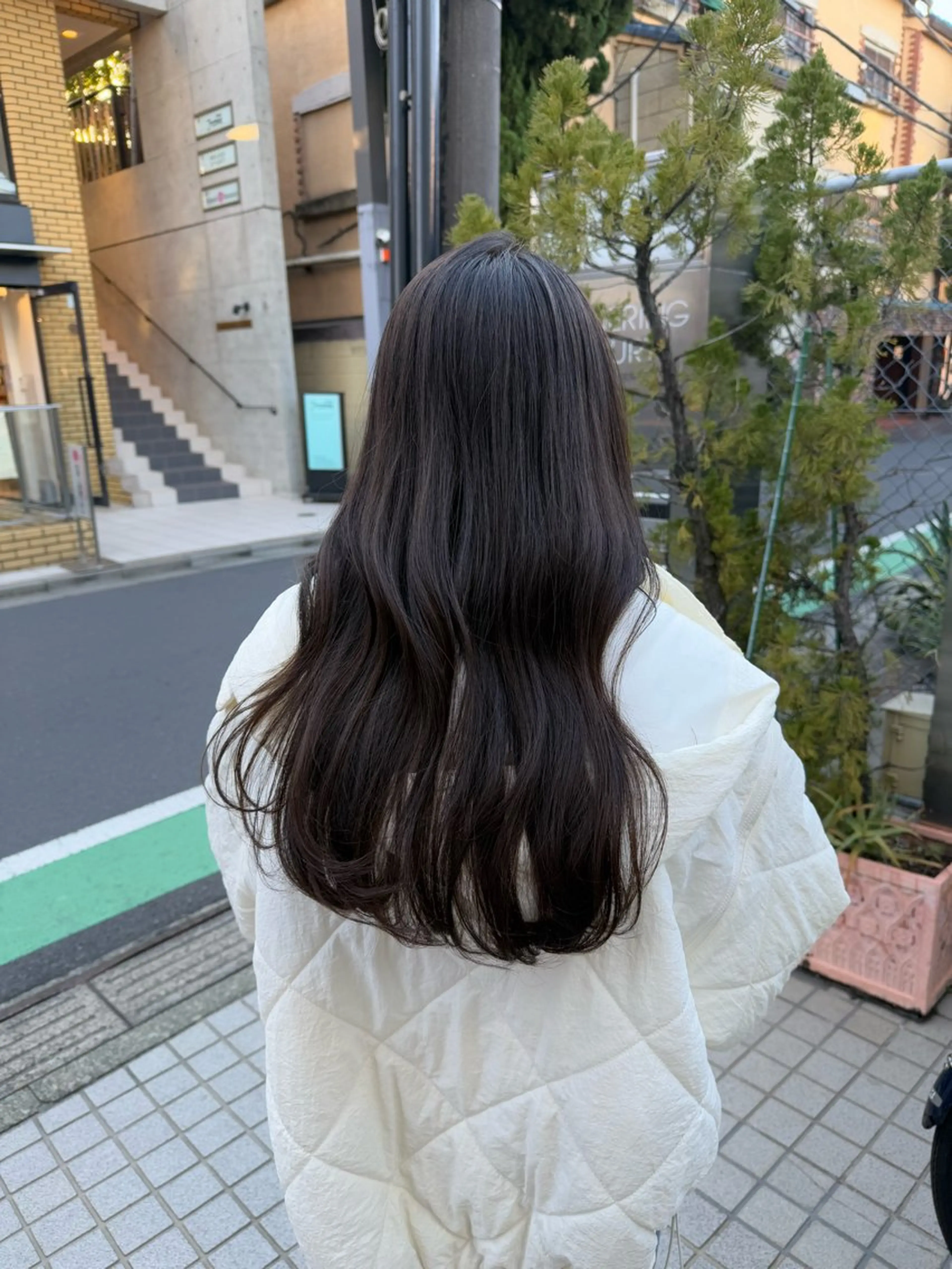 ロング カラー カット ヘアカラー トリートメント 似合わせヘア🫶🏻 つきいてるみのヘアスタイル