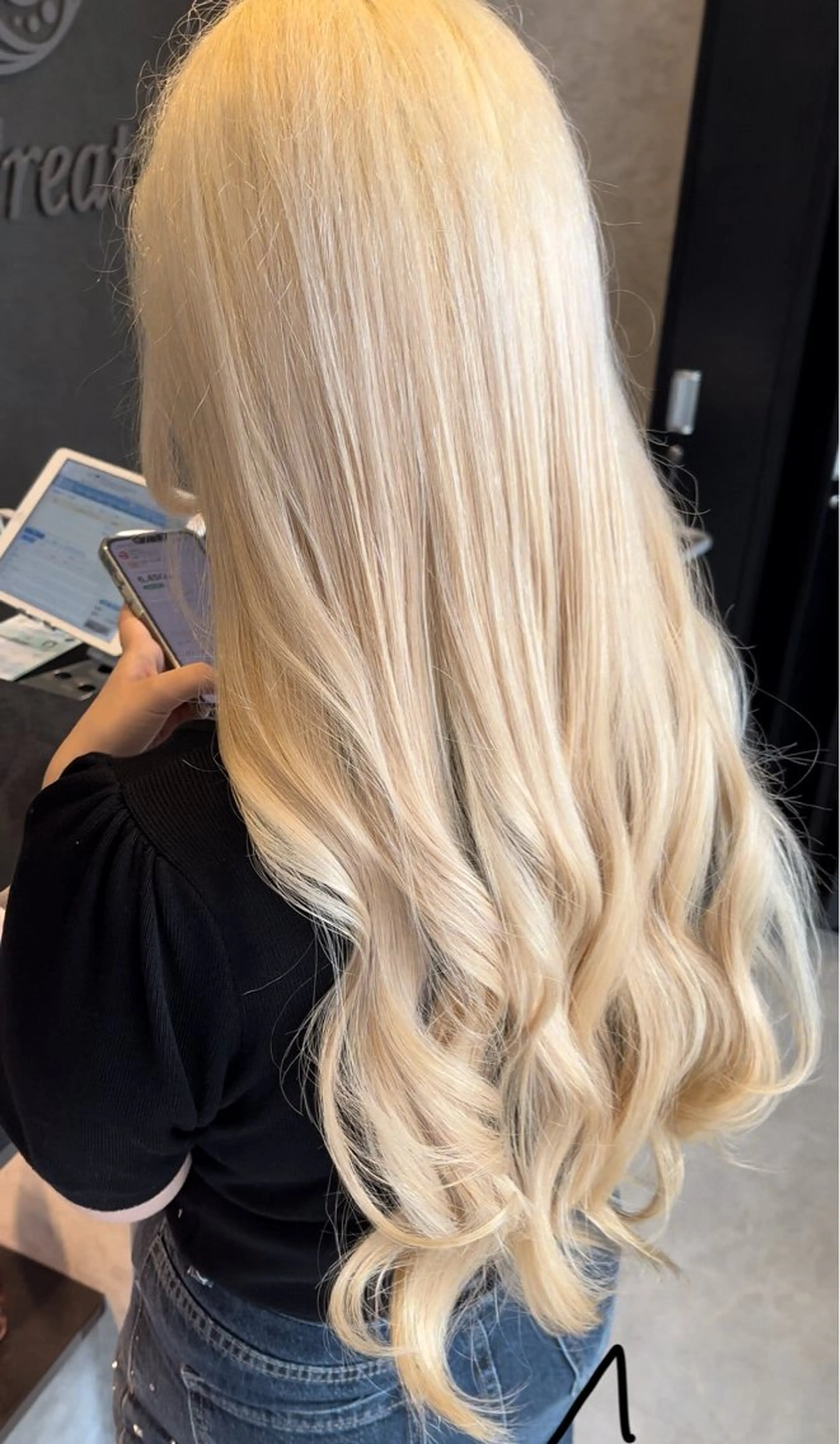 【ブリーチ毛の方必見❗️】✨リタッチブリーチ＋オンカラー✨¥11000の写真