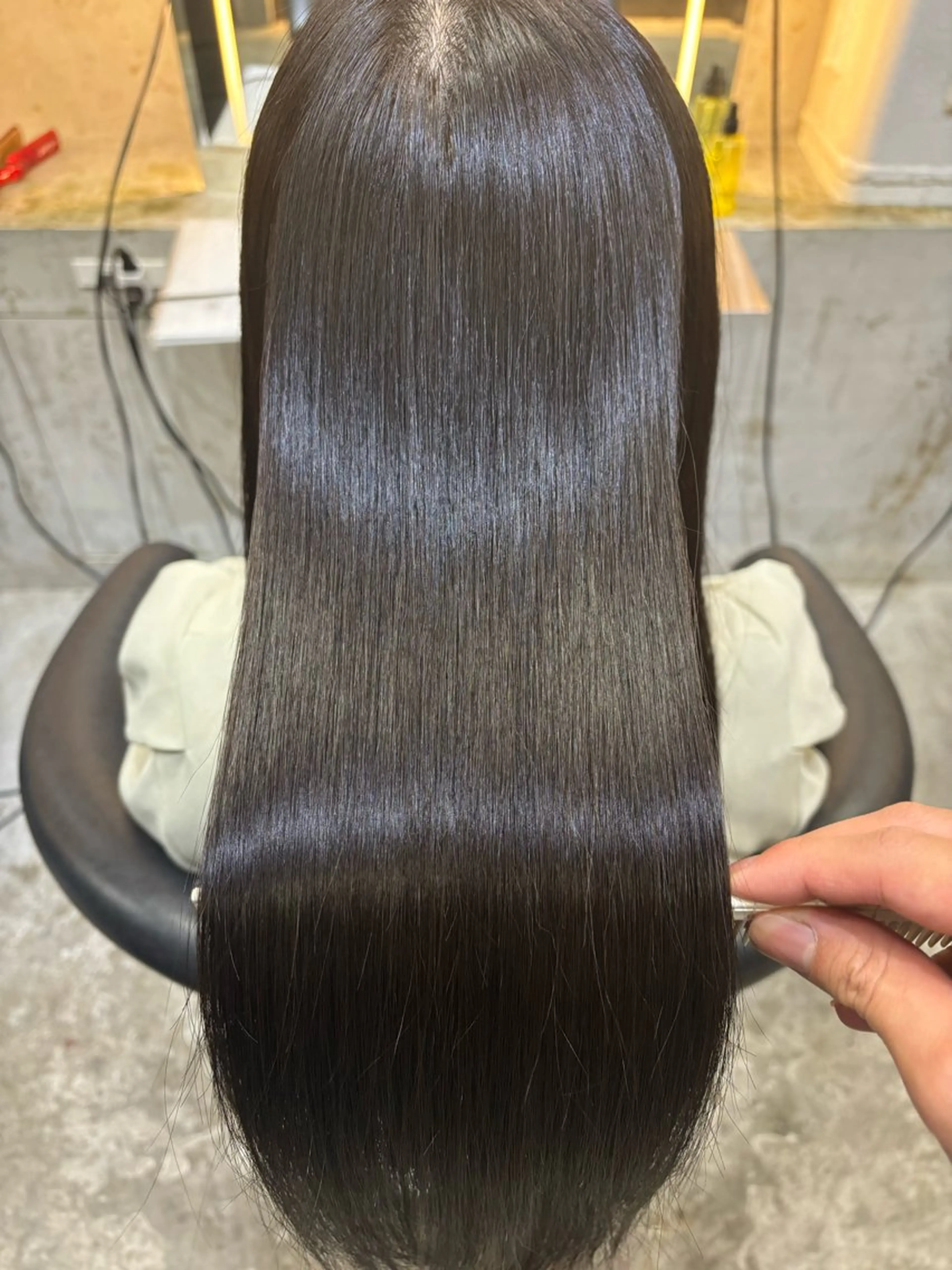 ロング 縮毛矯正 Lond表参道店所属・うる艶縮毛カラー✨ たいよう☀️のヘアスタイル