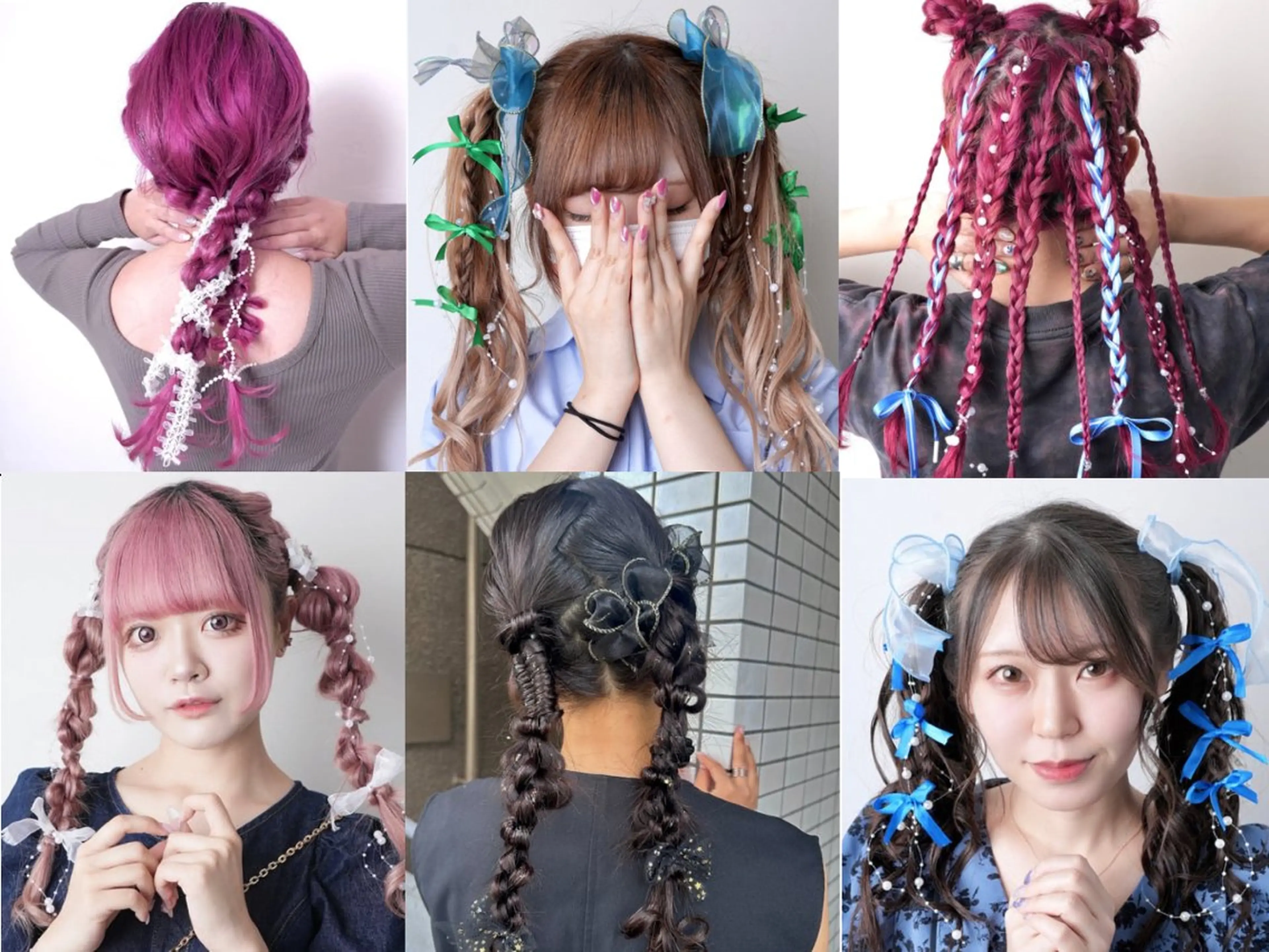 ヘアアレンジ 推し活専用 【派手髪】飯野ゆかりのヘアスタイル